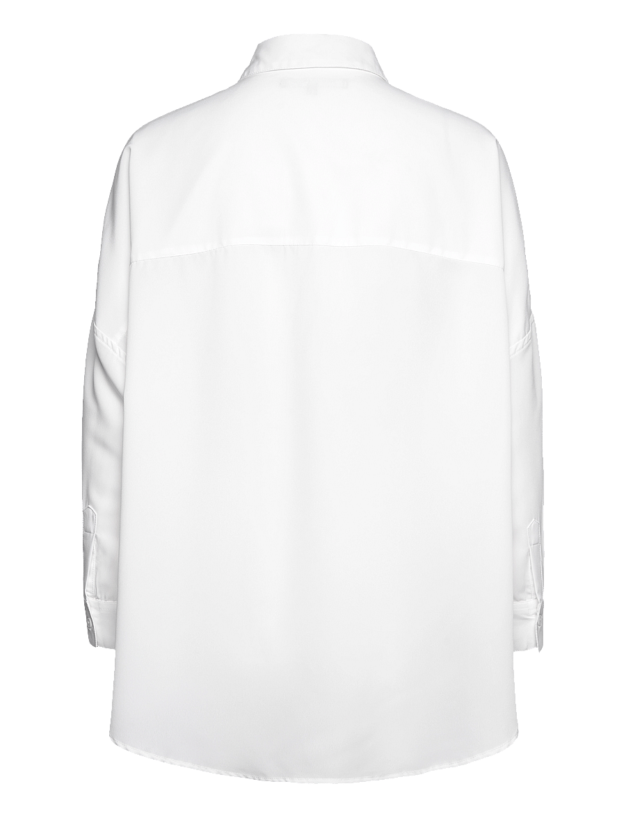 French Connection - CAPRINA CREPE LS BUTTON SHIRT - langärmlige hemden - winter white - 2