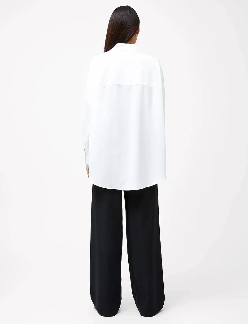 French Connection - CAPRINA CREPE LS BUTTON SHIRT - chemises à manches longues - winter white - 3