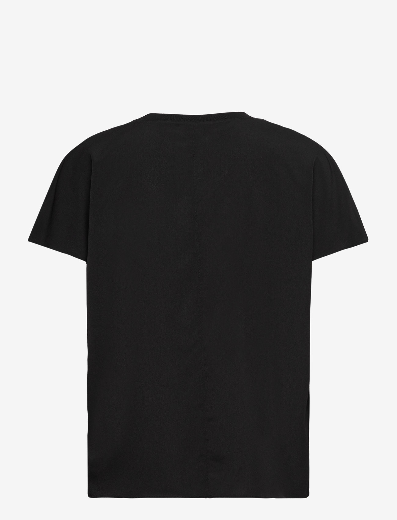 French Connection - CREPE LIGHT CREW NECK TOP - marškinėliai - black - 2