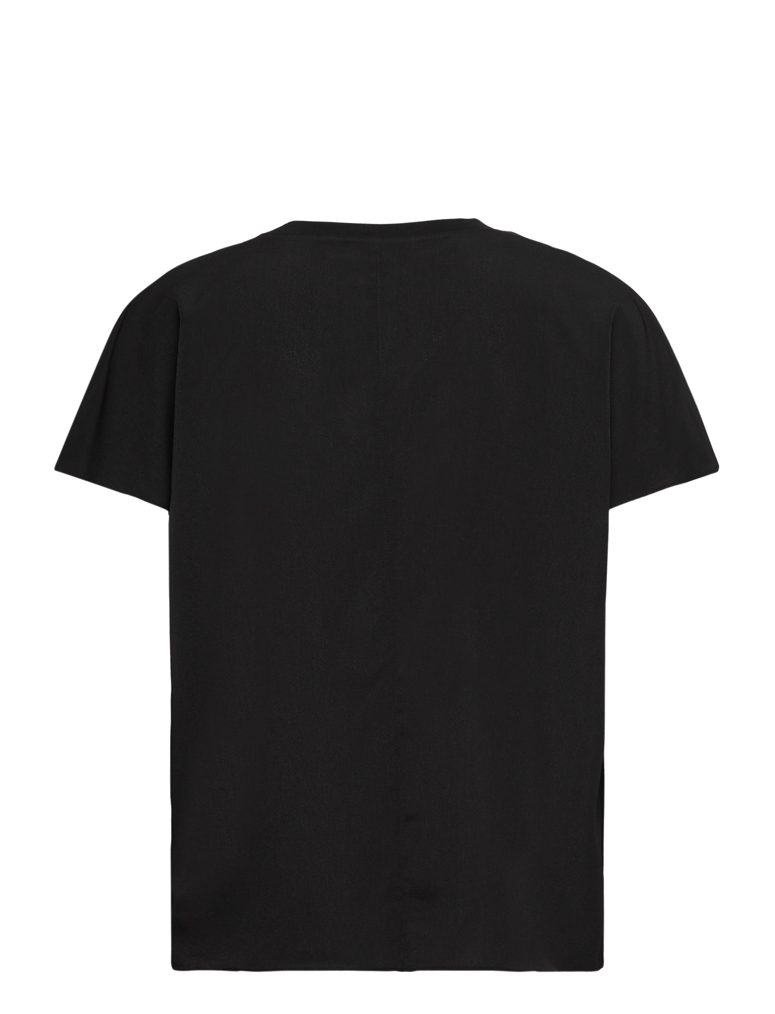 French Connection - CREPE LIGHT CREW NECK TOP - t-särgid - black - 2