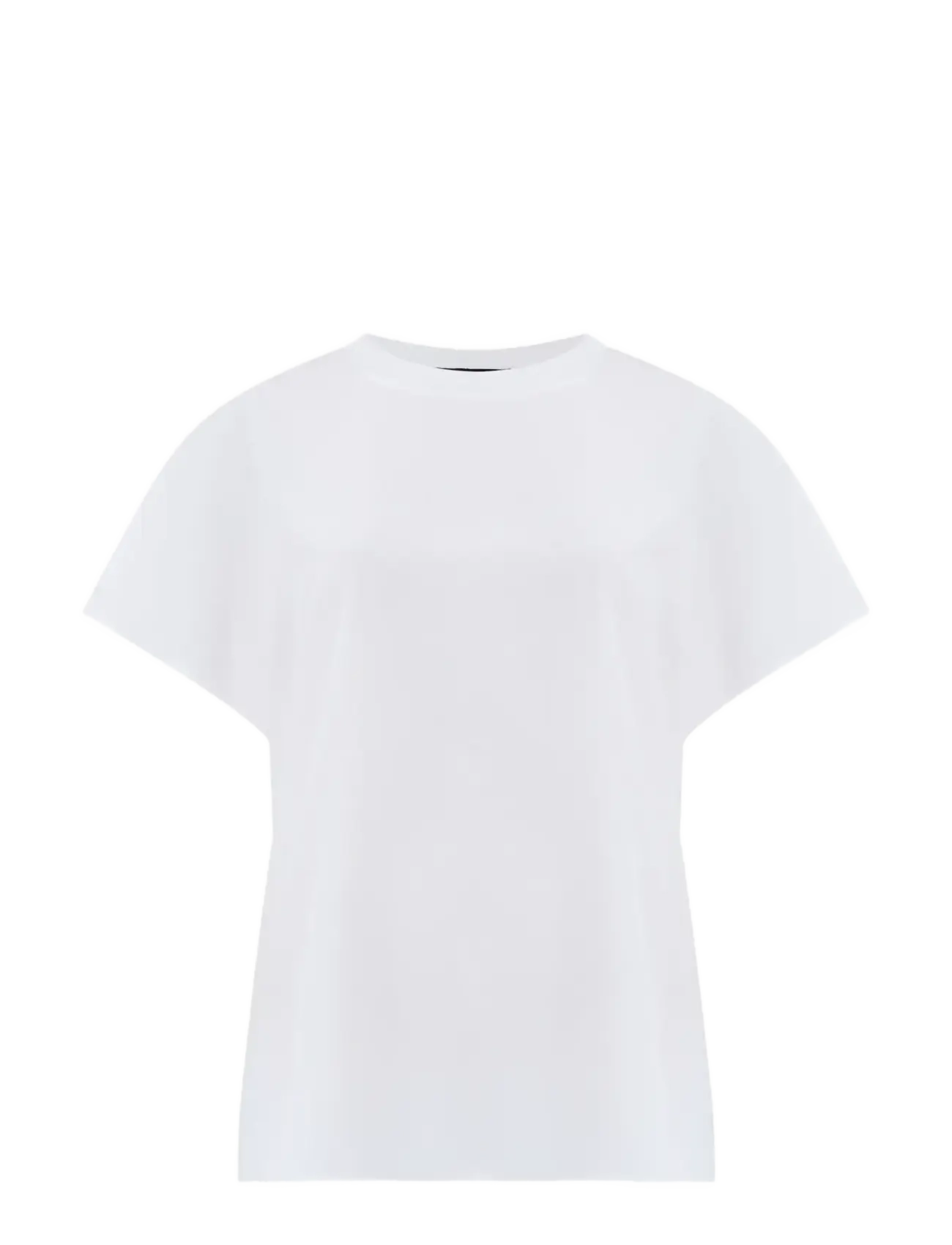French Connection CAPRINA CREPE CREW NECK TOP - T-särgid ja alussärgid - WINTER WHITE / white