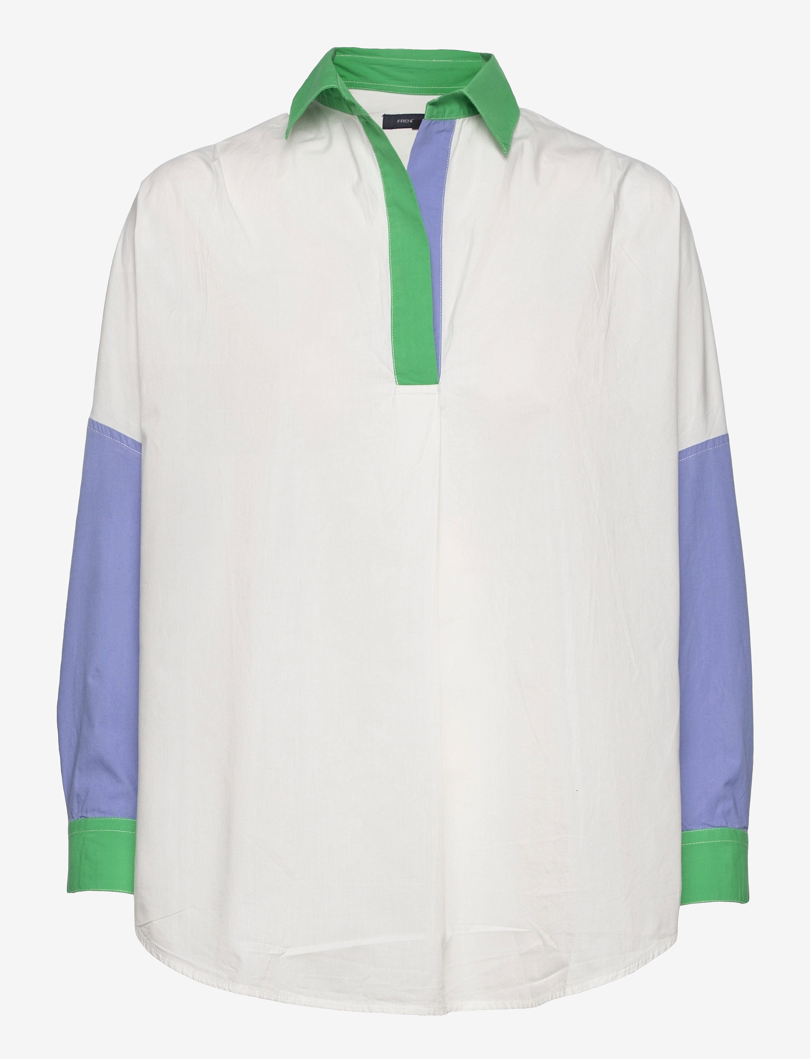 French Connection - CEISES COLBLOCK RHODS POPOV SH - sum wh/bay bl/palm g - 1