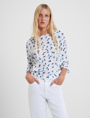 French Connection - BETSY CREPE LIGHT TOP - pitkähihaiset puserot - summer white - 2