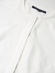 French Connection - CREPE LIGHT ASYMM FRILL SHIRT - langärmlige blusen - winter white - 4
