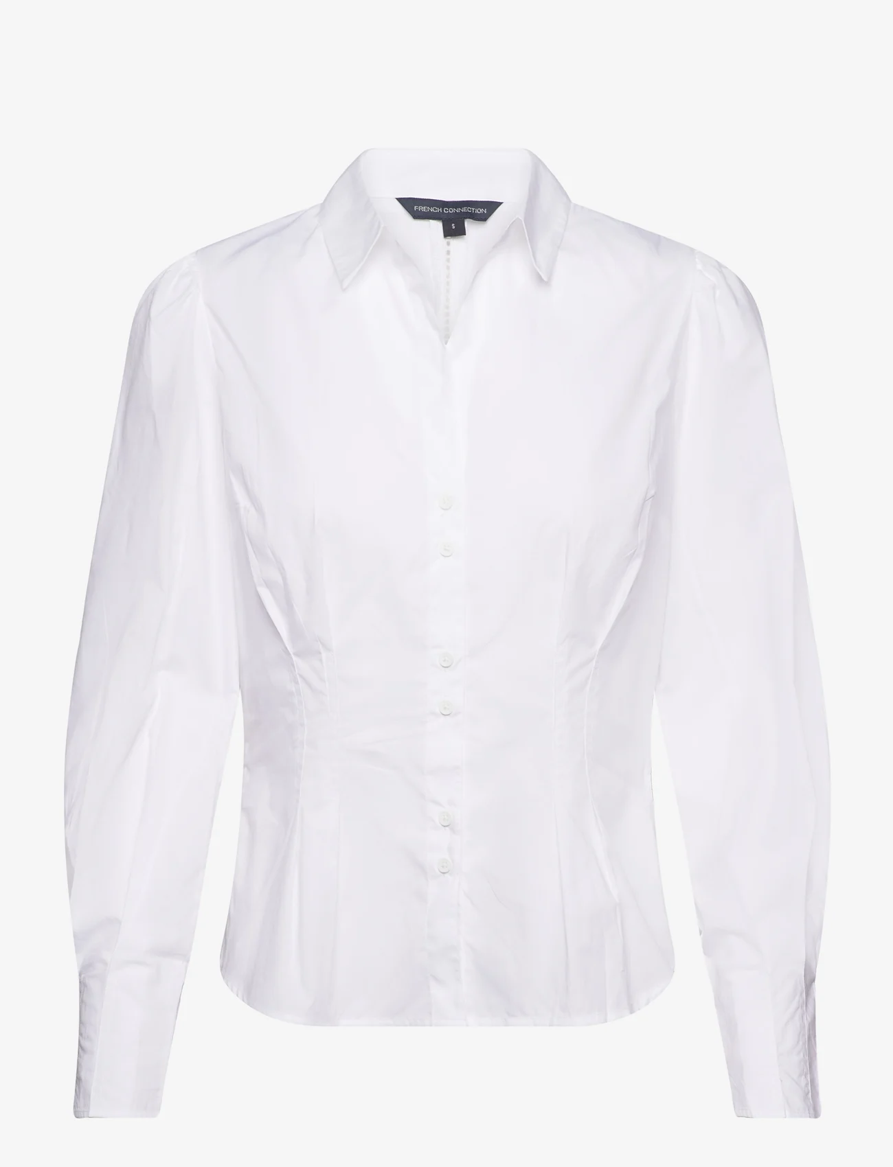 French Connection - RHODES POPLIN SHIRT - langärmlige hemden - linen white - 0