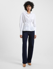 French Connection - RHODES POPLIN SHIRT - langermede skjorter - linen white - 2