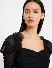 French Connection - EDREA TULLE TOP - langermede bluser - blackout - 3