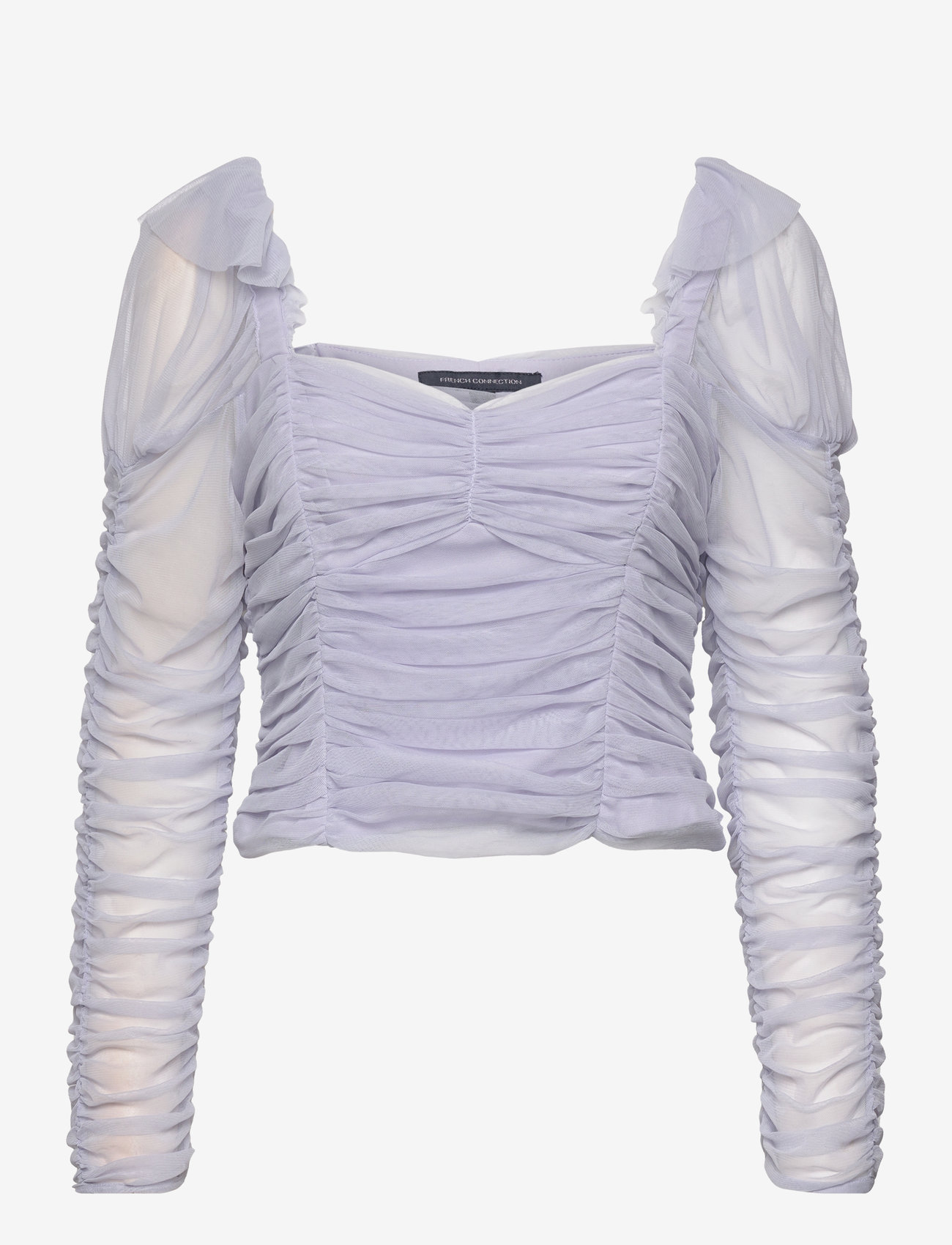 French Connection - EDREA TULLE TOP - pikkade varrukatega pluusid - cosmic sky - 0