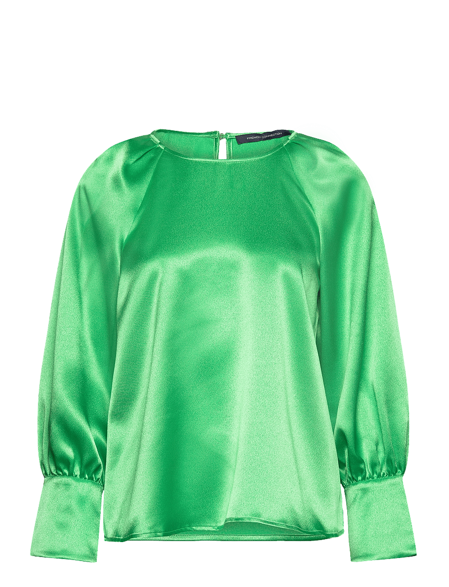 French Connection - ADORA SATIN TOP - green mineral - 1