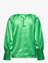 French Connection - ADORA SATIN TOP - blouses met lange mouwen - green mineral - 2