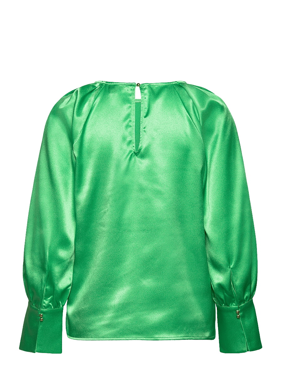 French Connection - ADORA SATIN TOP - green mineral - 2
