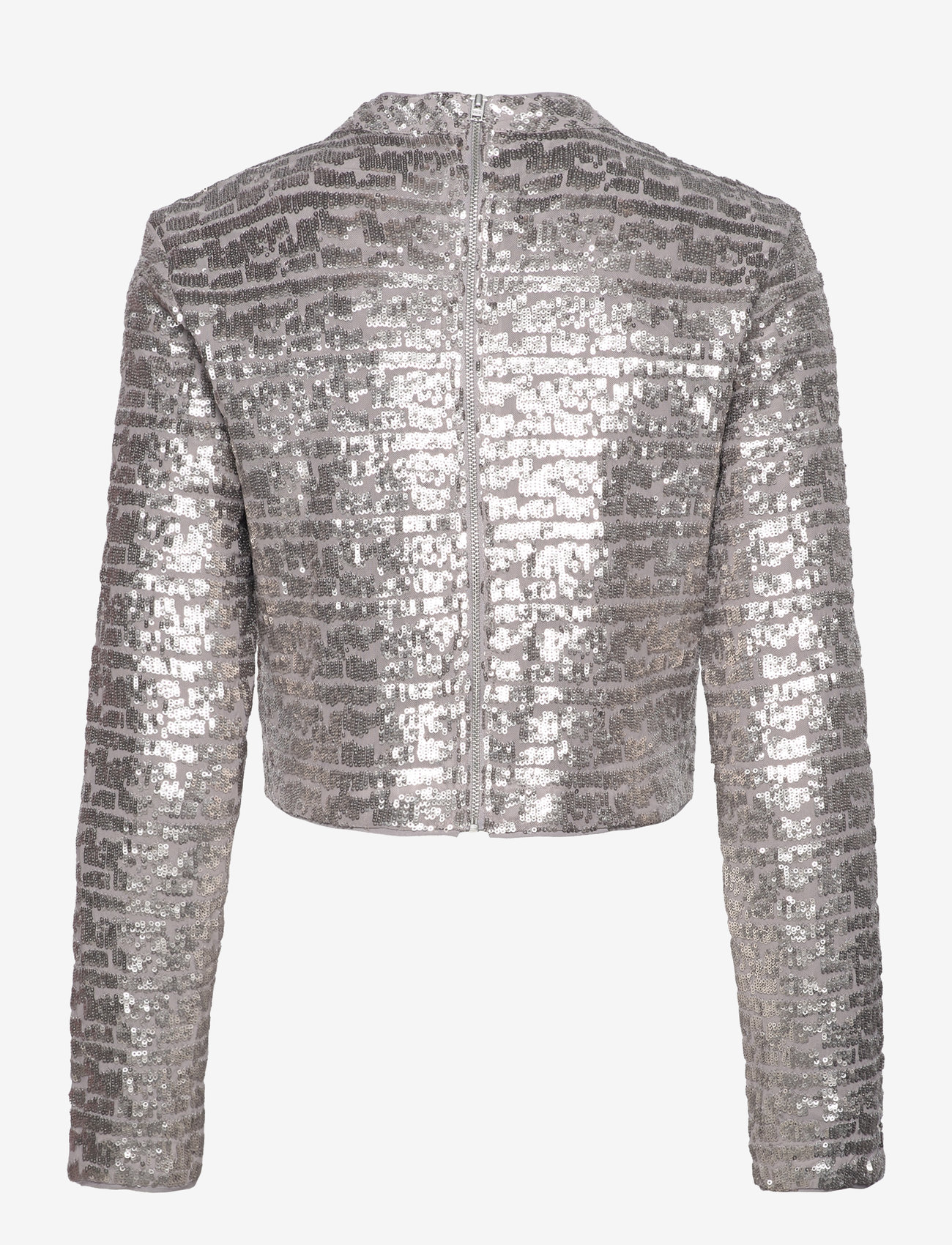 French Connection - ADALYNN SEQUIN TOP - herbstliche kleidung - gun metal - 1