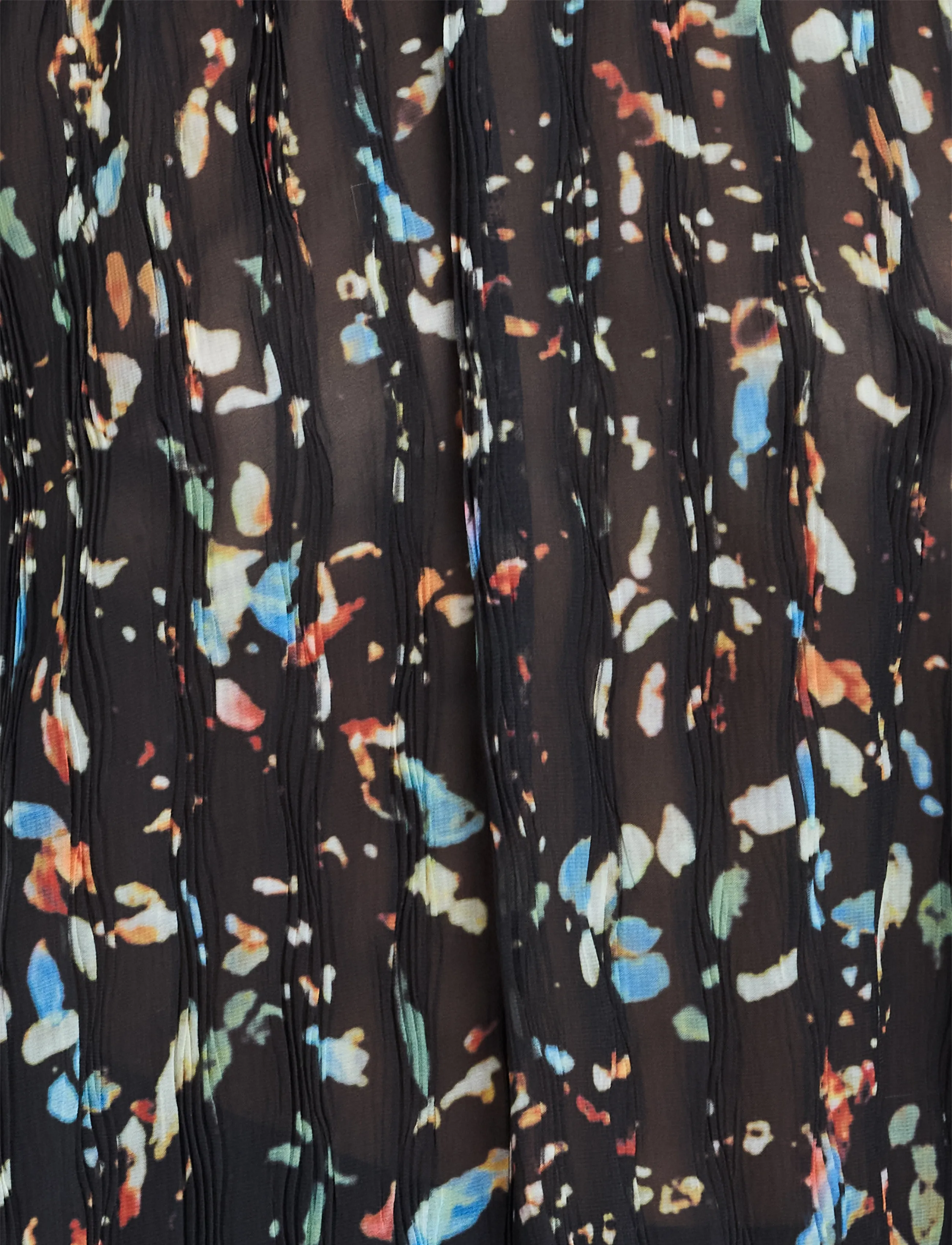 French Connection - KYLIE CLAUDETTE TOP - långärmade blusar - black multi - 4