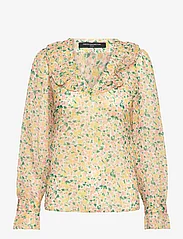 French Connection - ALEEZIA HALLIE CRINKLE SHIRT - long-sleeved blouses - pear - 0