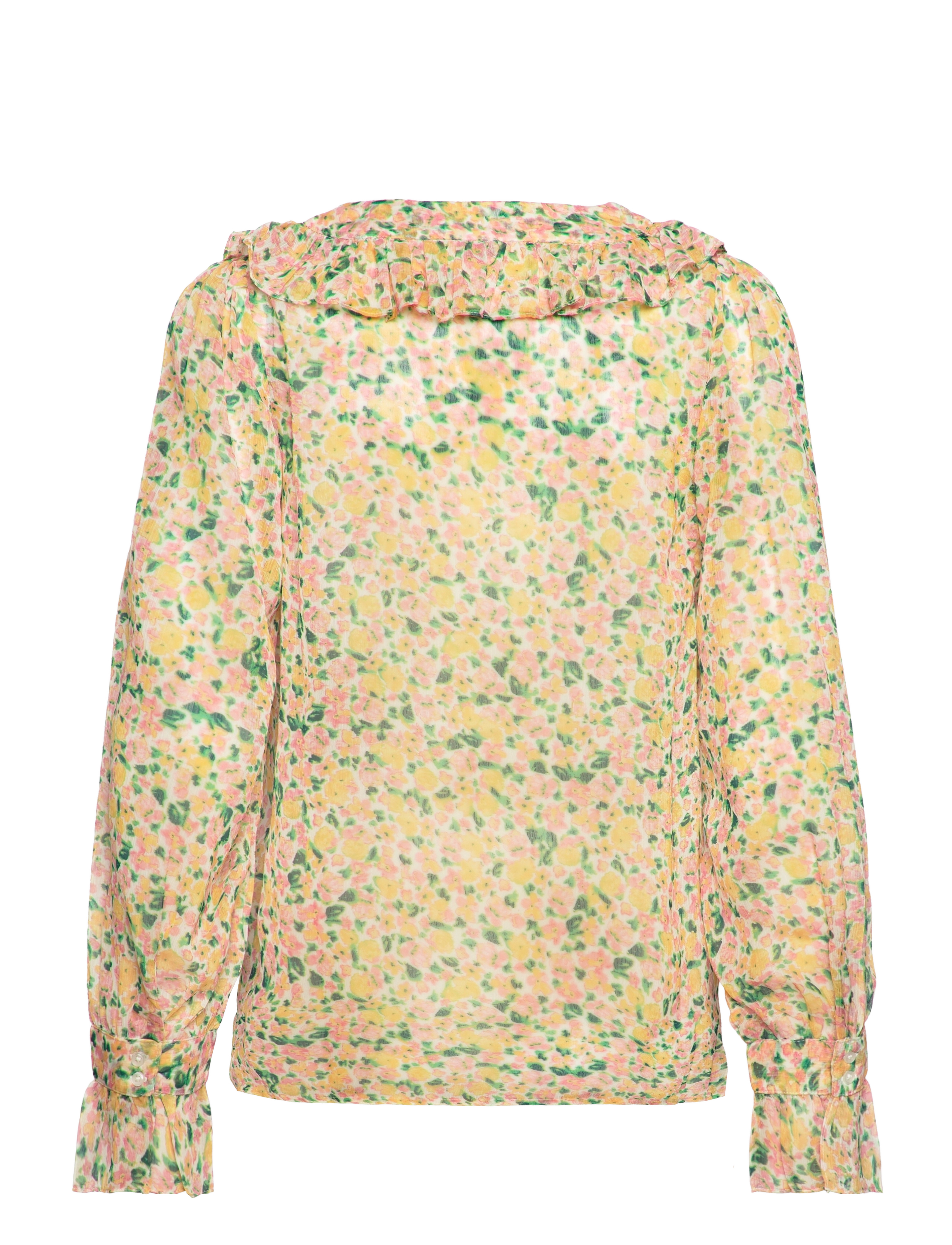 French Connection - ALEEZIA HALLIE CRINKLE SHIRT - pear - 2