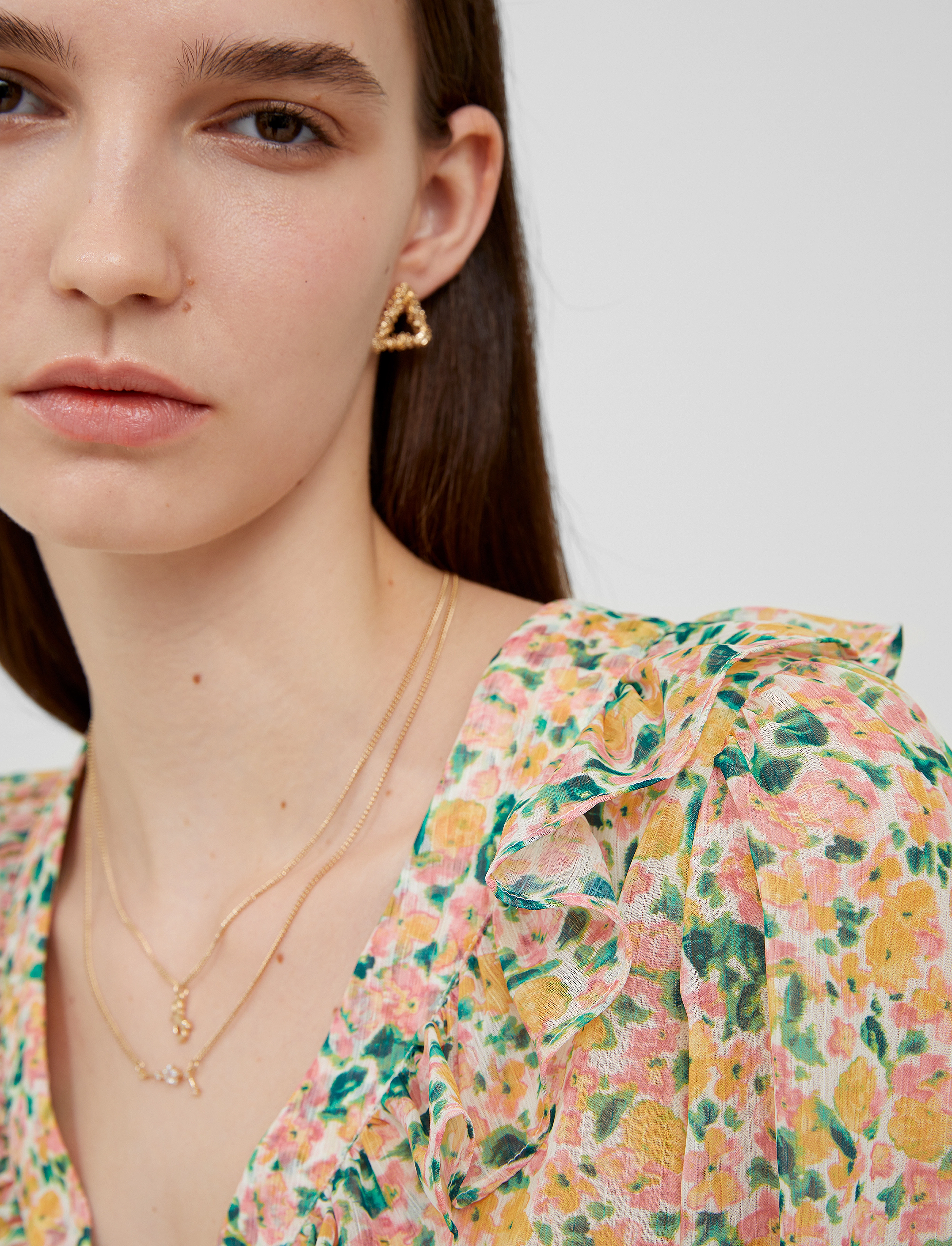 French Connection - ALEEZIA HALLIE CRINKLE SHIRT - pear - 3