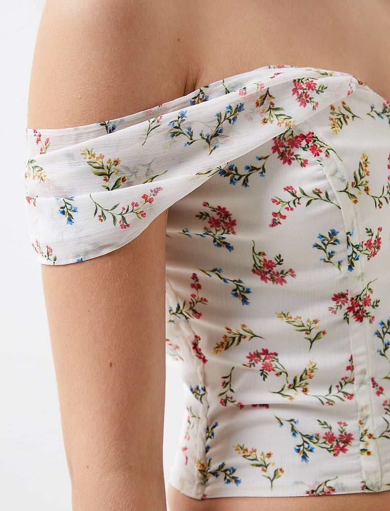 French Connection - FLORIANA HALLIE CRINKLE TOP - linnen - summer white - 3