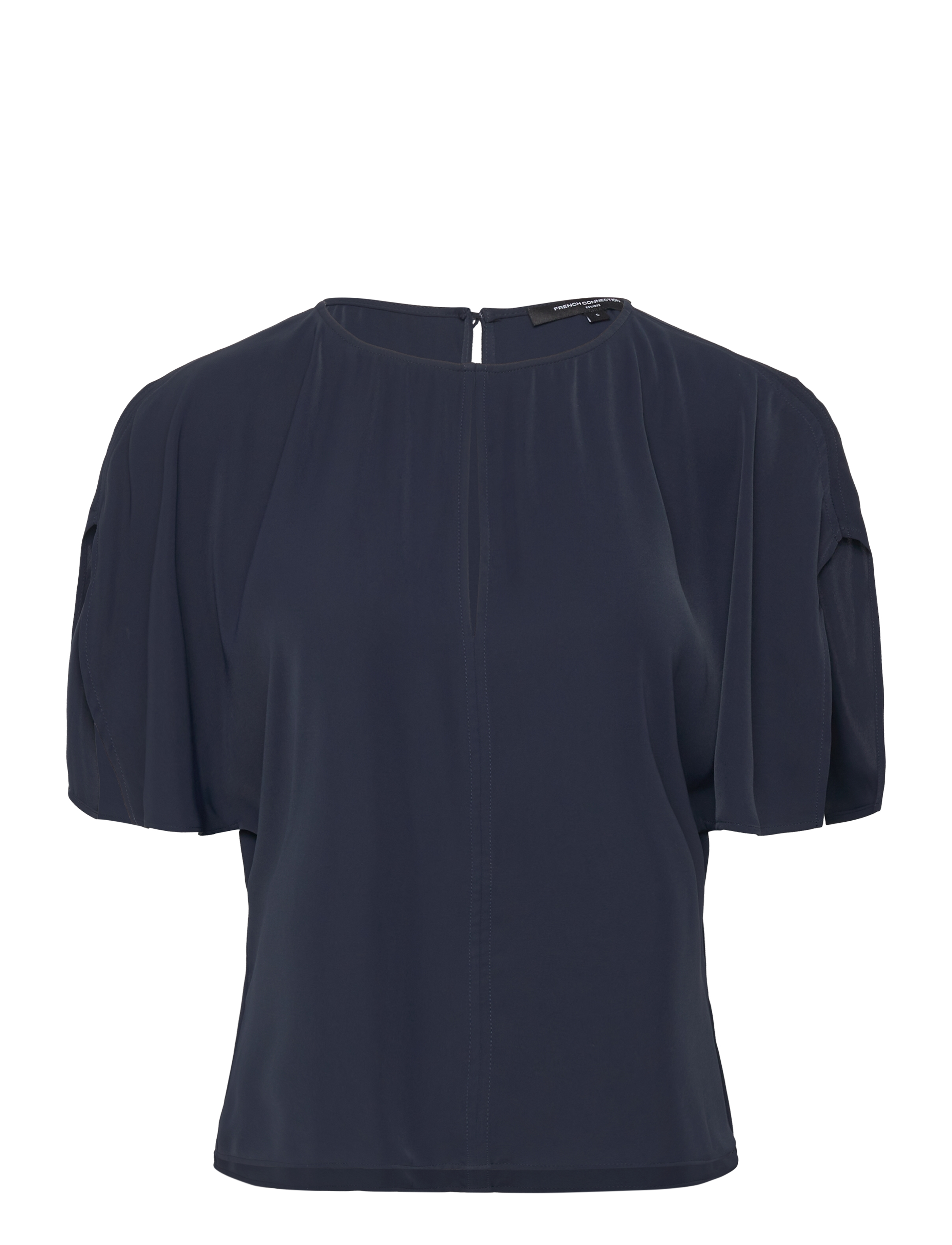 French Connection - CARMEN CREPE FLARE SLEEVE TOP - marine - 1