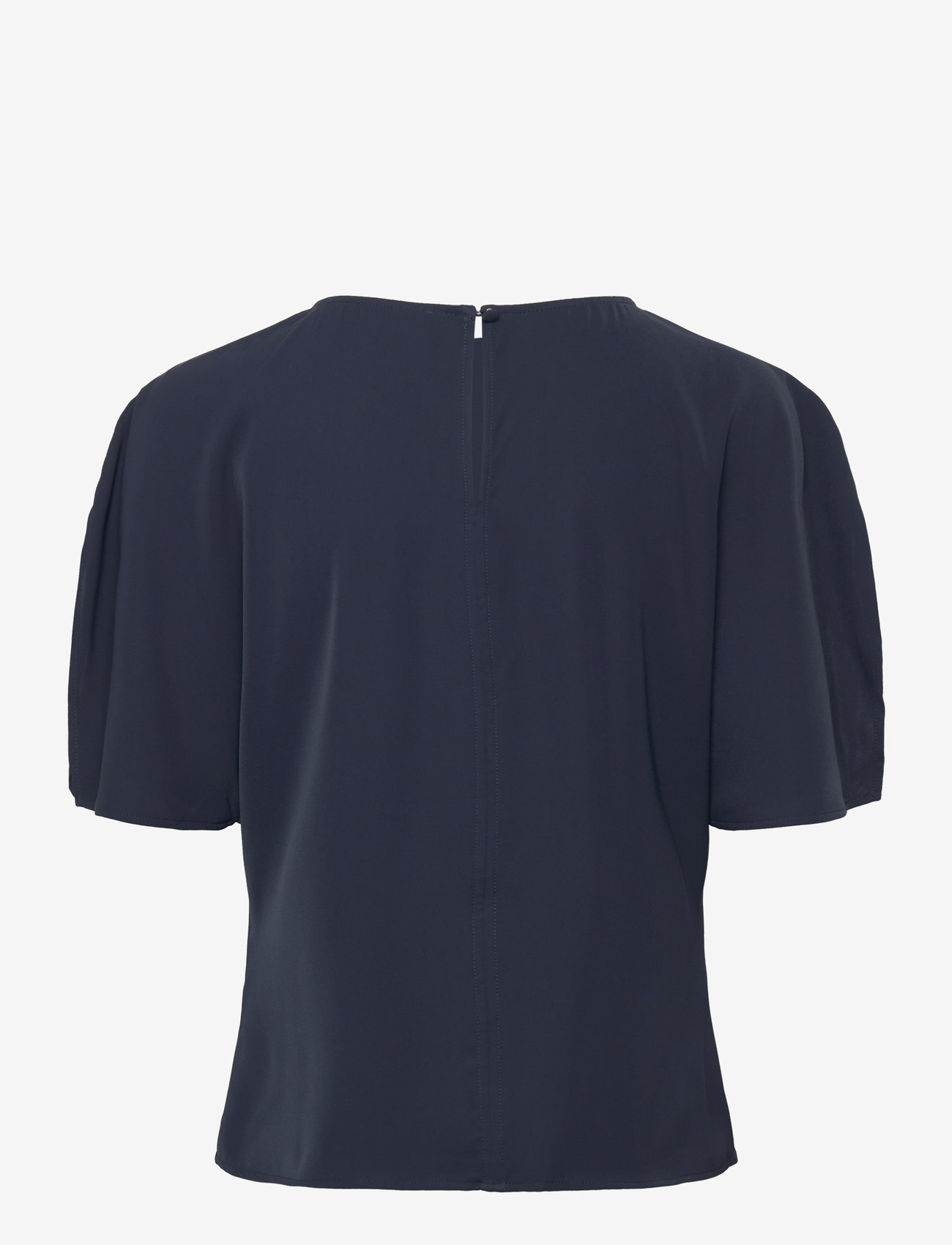 French Connection - CARMEN CREPE FLARE SLEEVE TOP - kortærmede bluser - marine - 2