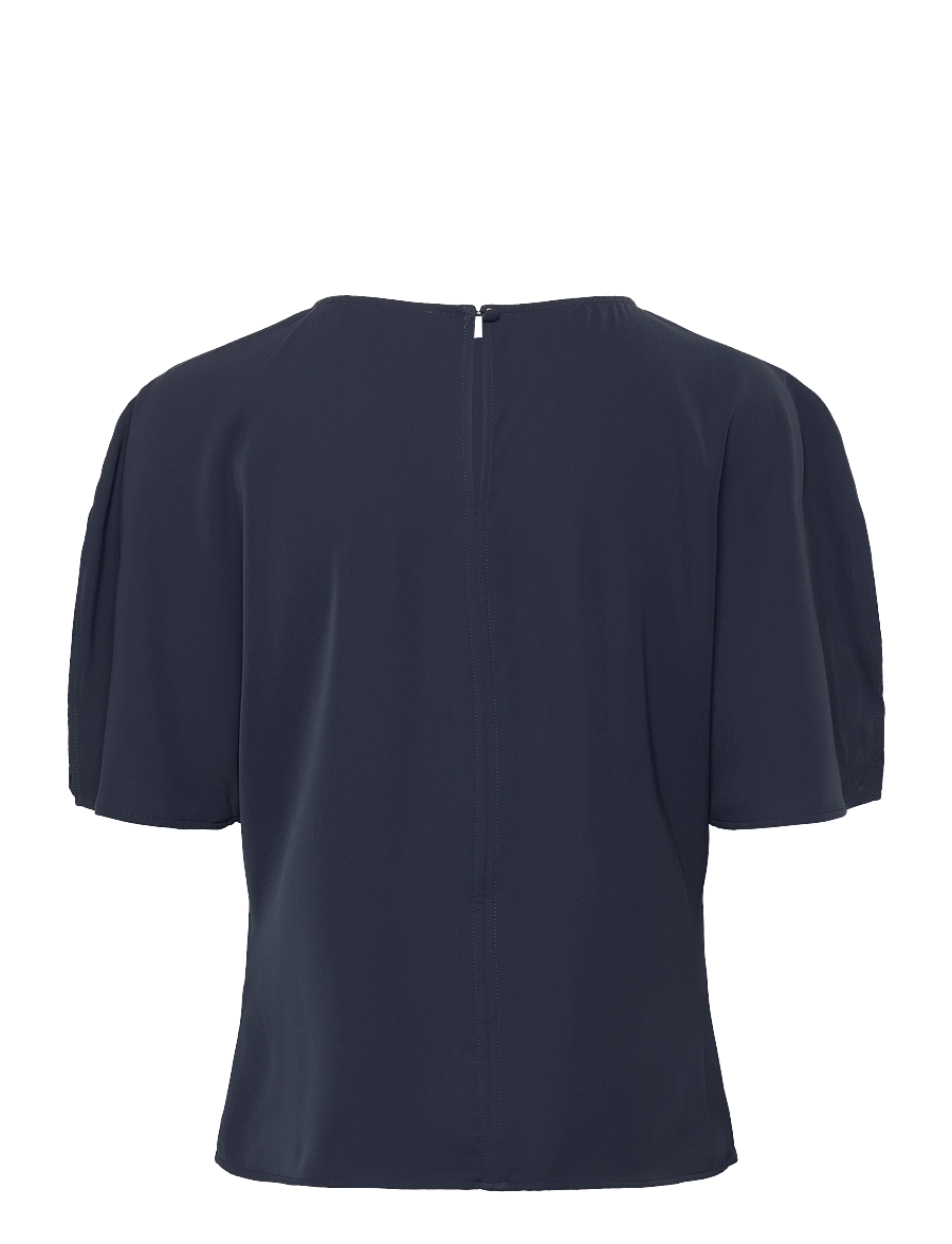 French Connection - CARMEN CREPE FLARE SLEEVE TOP - marine - 2