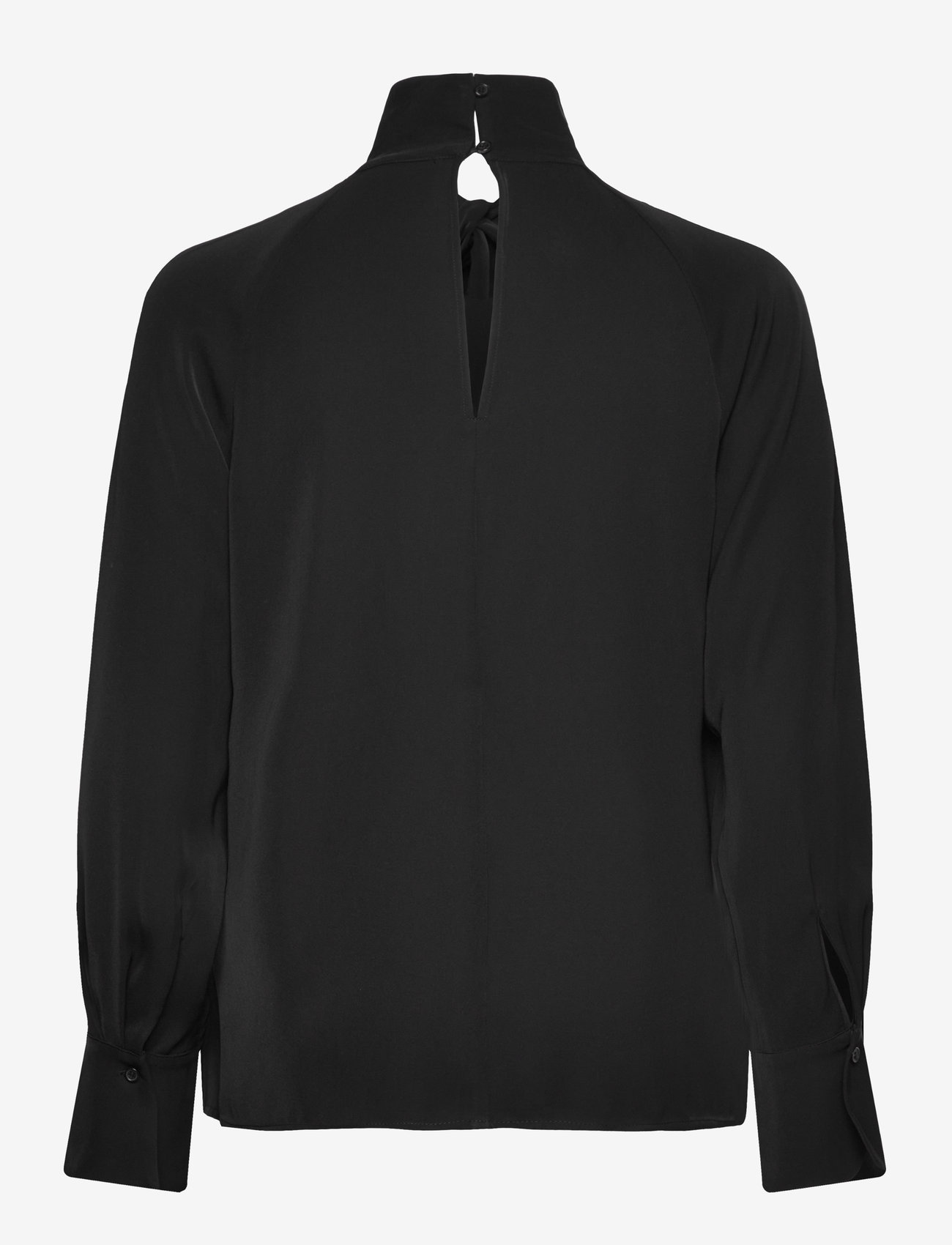 French Connection - CARMEN CREPE TIE BLOUSE - langærmede bluser - blackout - 1