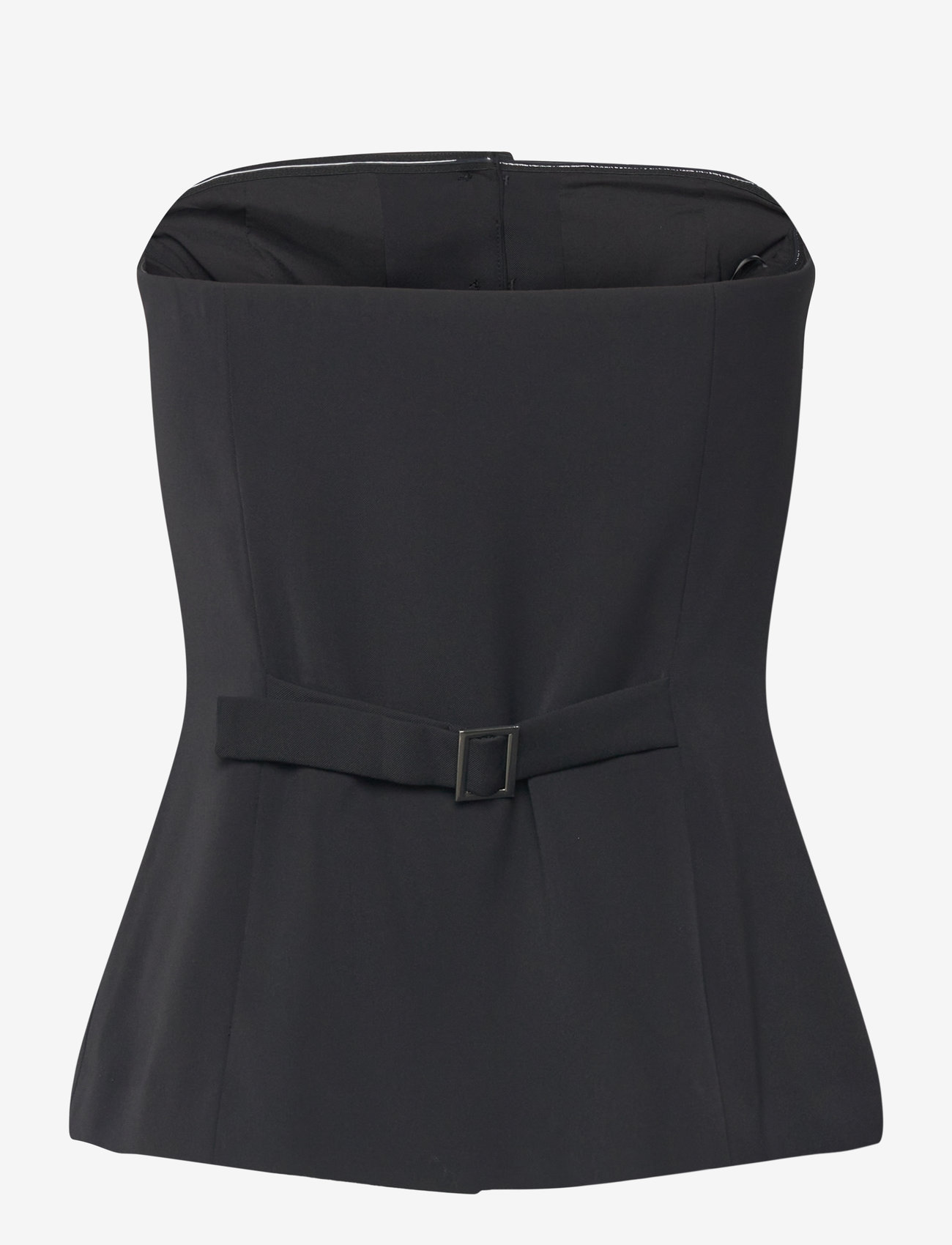French Connection - HARRIE SUITING STRAPLESS TOP - varrukateta alussärgid - blackout - 1