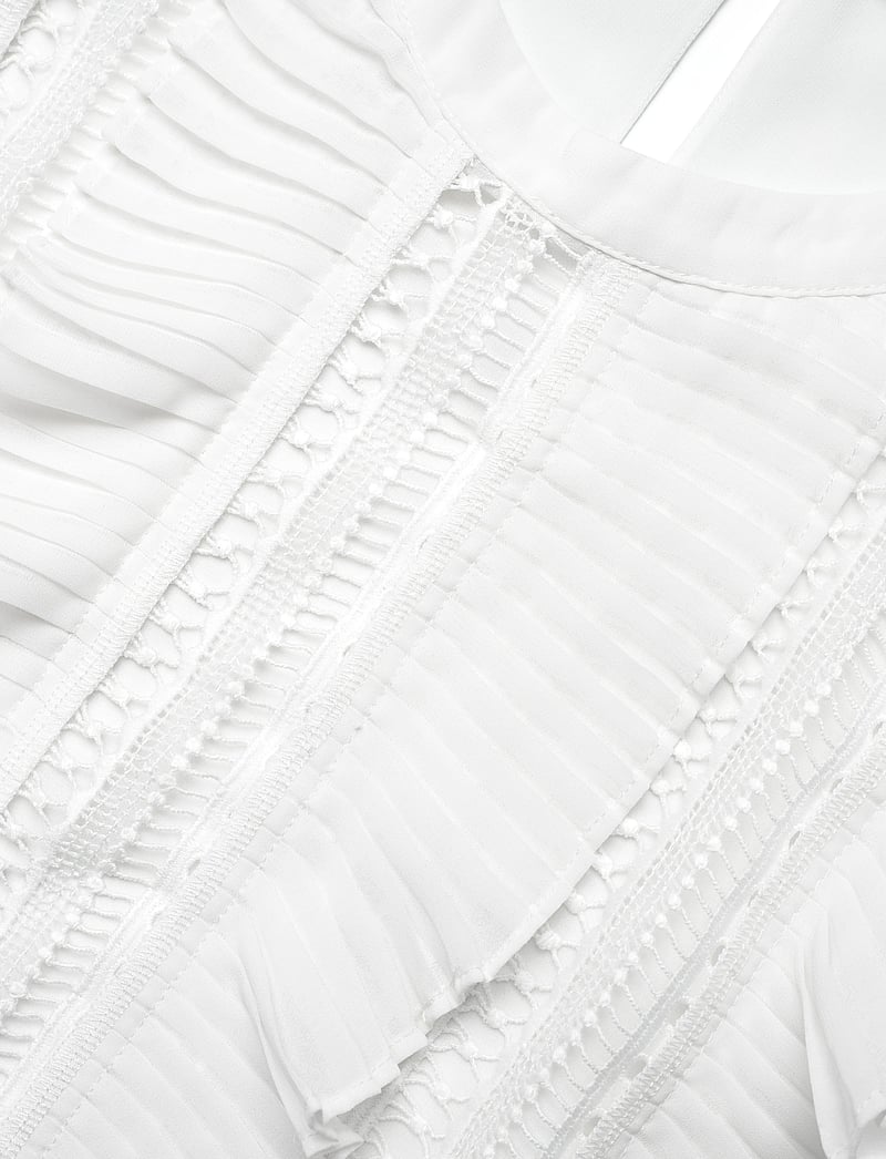 French Connection - ANNIKA LACE FRILL TOP - pikkade varrukatega pluusid - summer white - 5