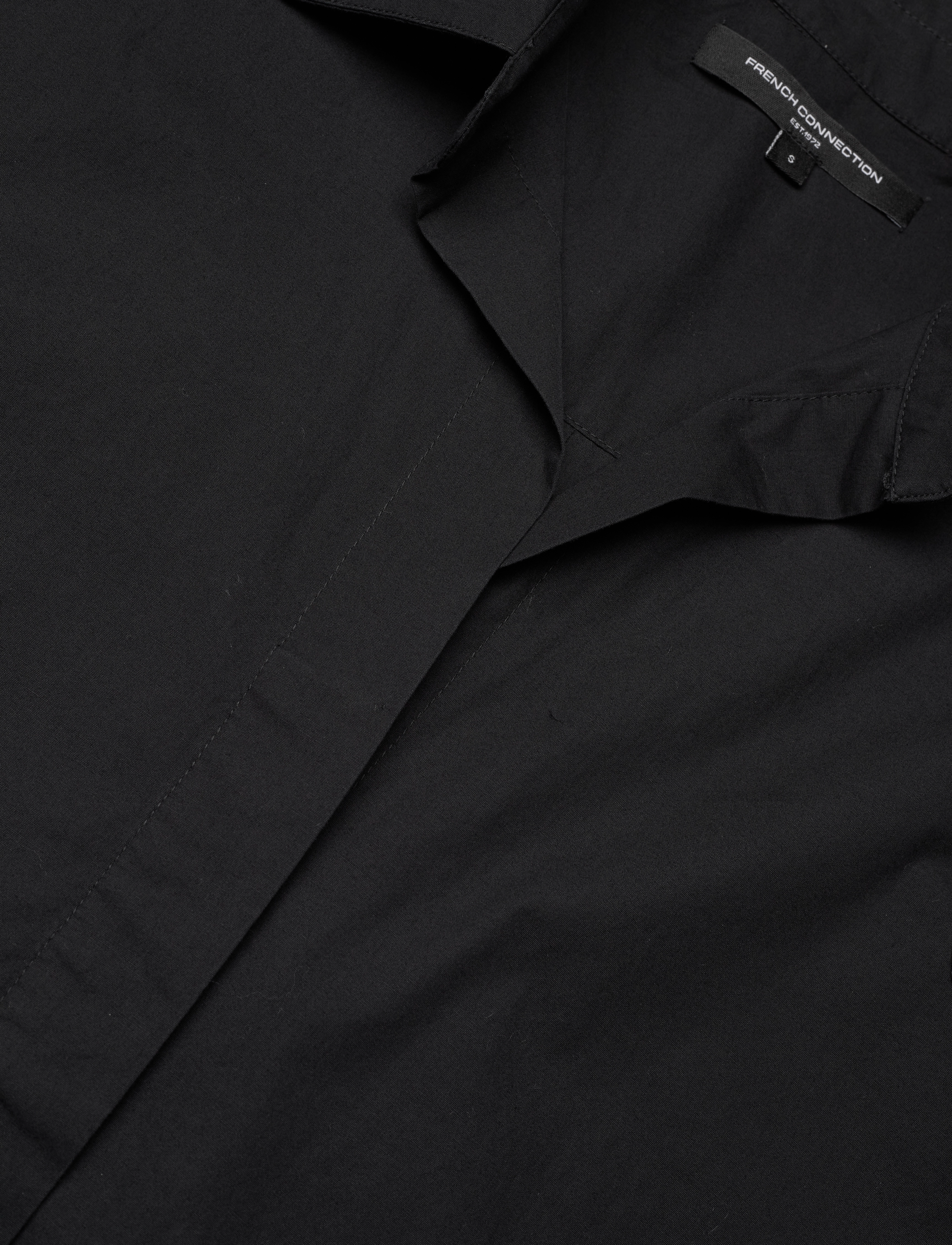 French Connection - CAMBRIA COTTON EMBROIDERED TOP - langerma skyrtur - black/cream - 4