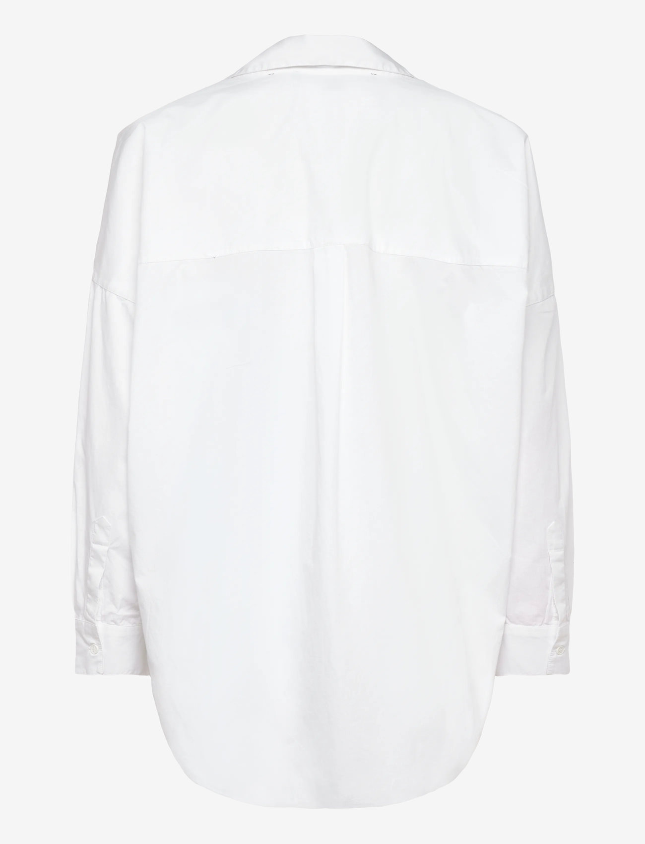 French Connection - CAMBRIA COTTON POPOVER SHIRT - linen white - 2