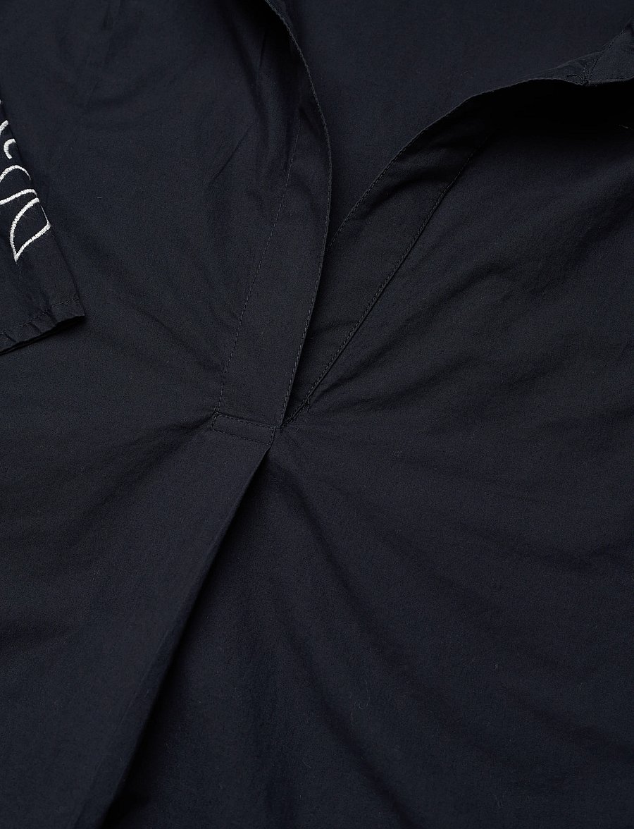 French Connection - ALISSA COTTON POPOVER - lühikeste varrukatega särgid - navy/white - 2