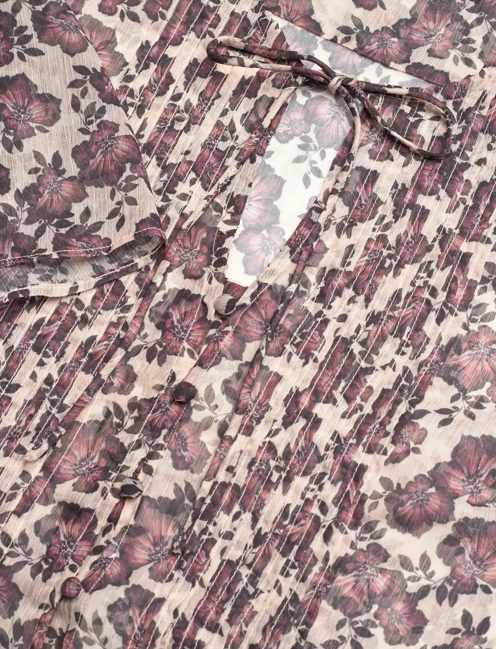 French Connection - ELYSE HALLIE CRINKLE SS TOP - kurzämlige blusen - blush pink floral - 2