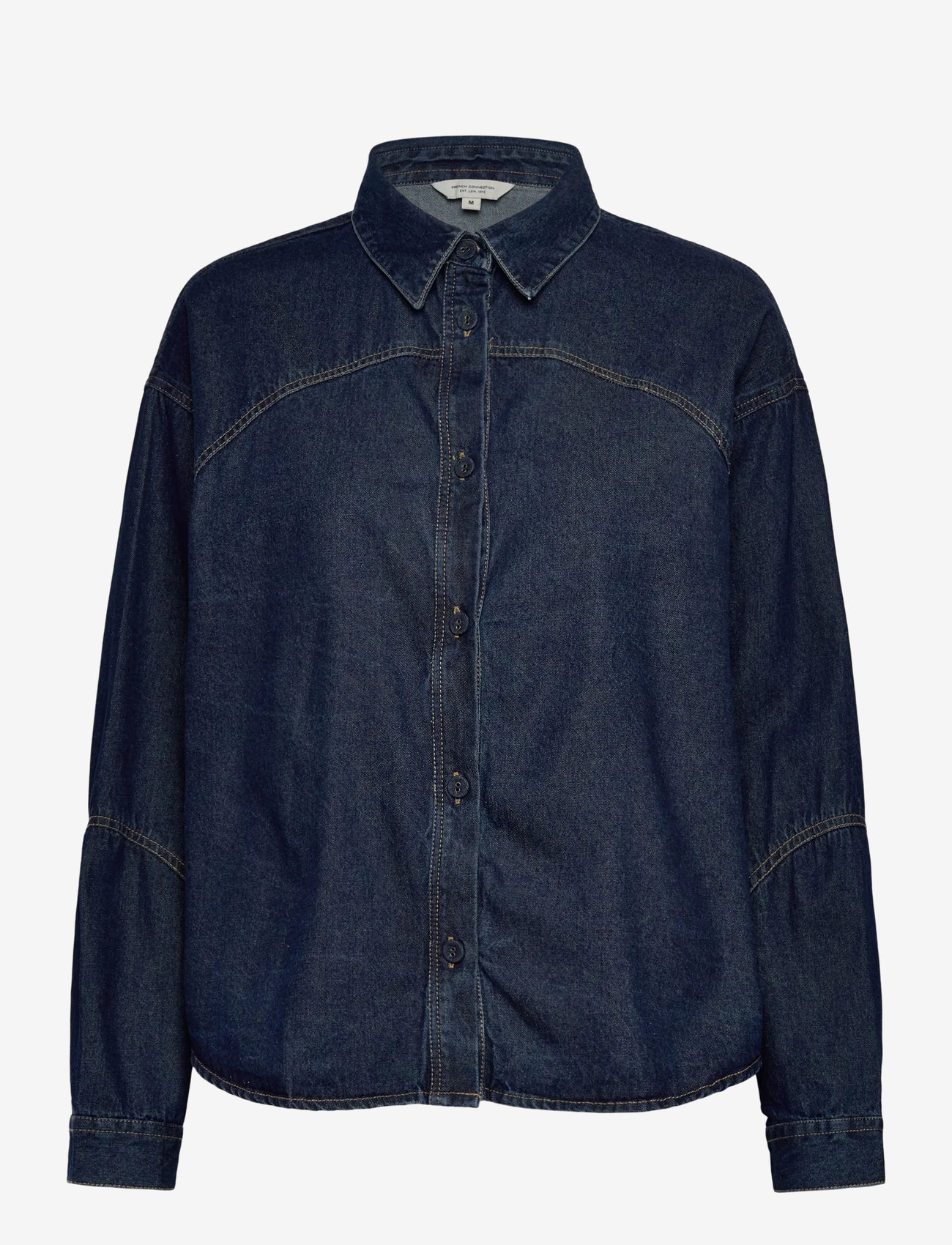 French Connection - ARCHIE DENIM CROP SHIRT - jeanshemden - archie denim - 1