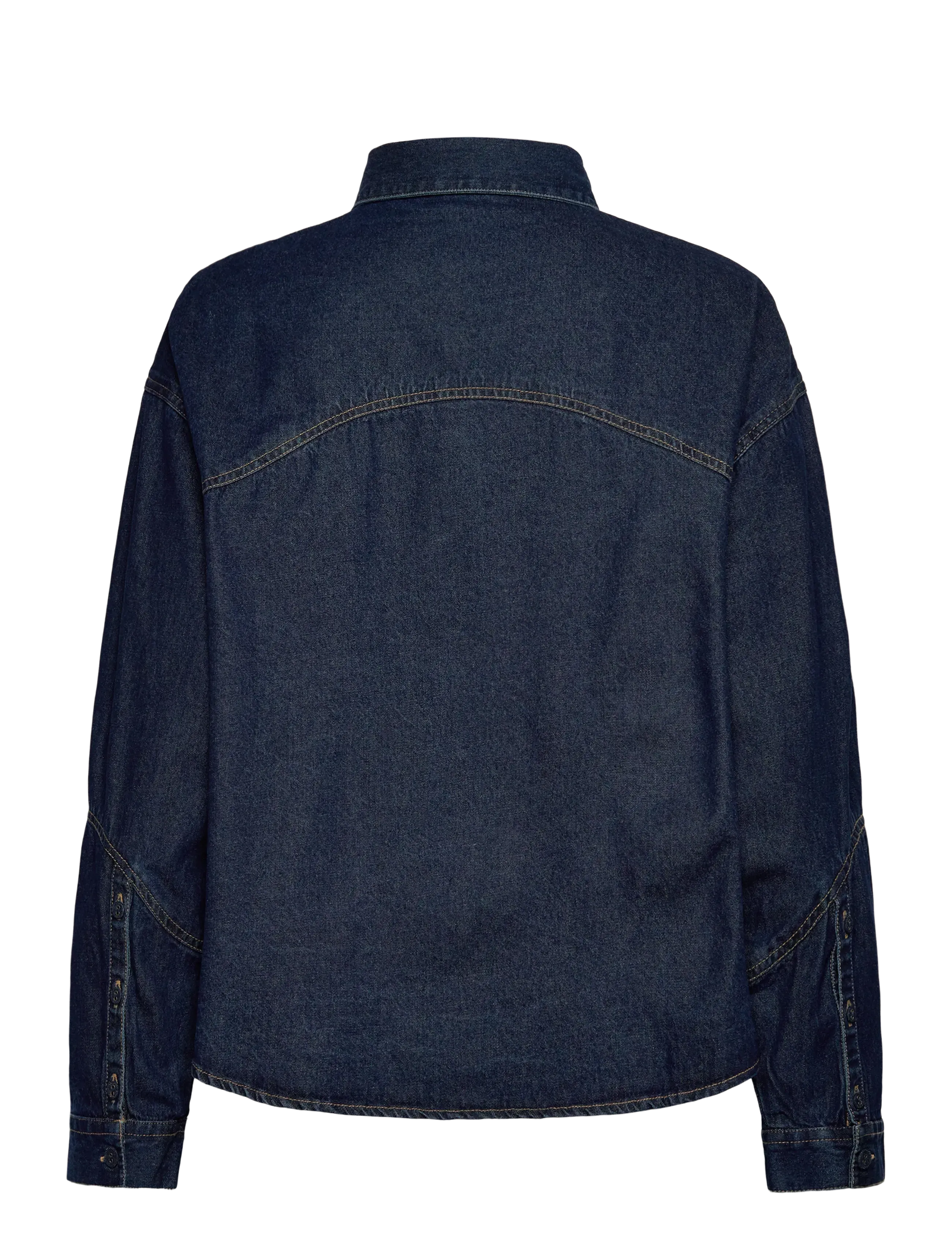 French Connection - ARCHIE DENIM CROP SHIRT - koszule dżinsowe - archie denim - 2