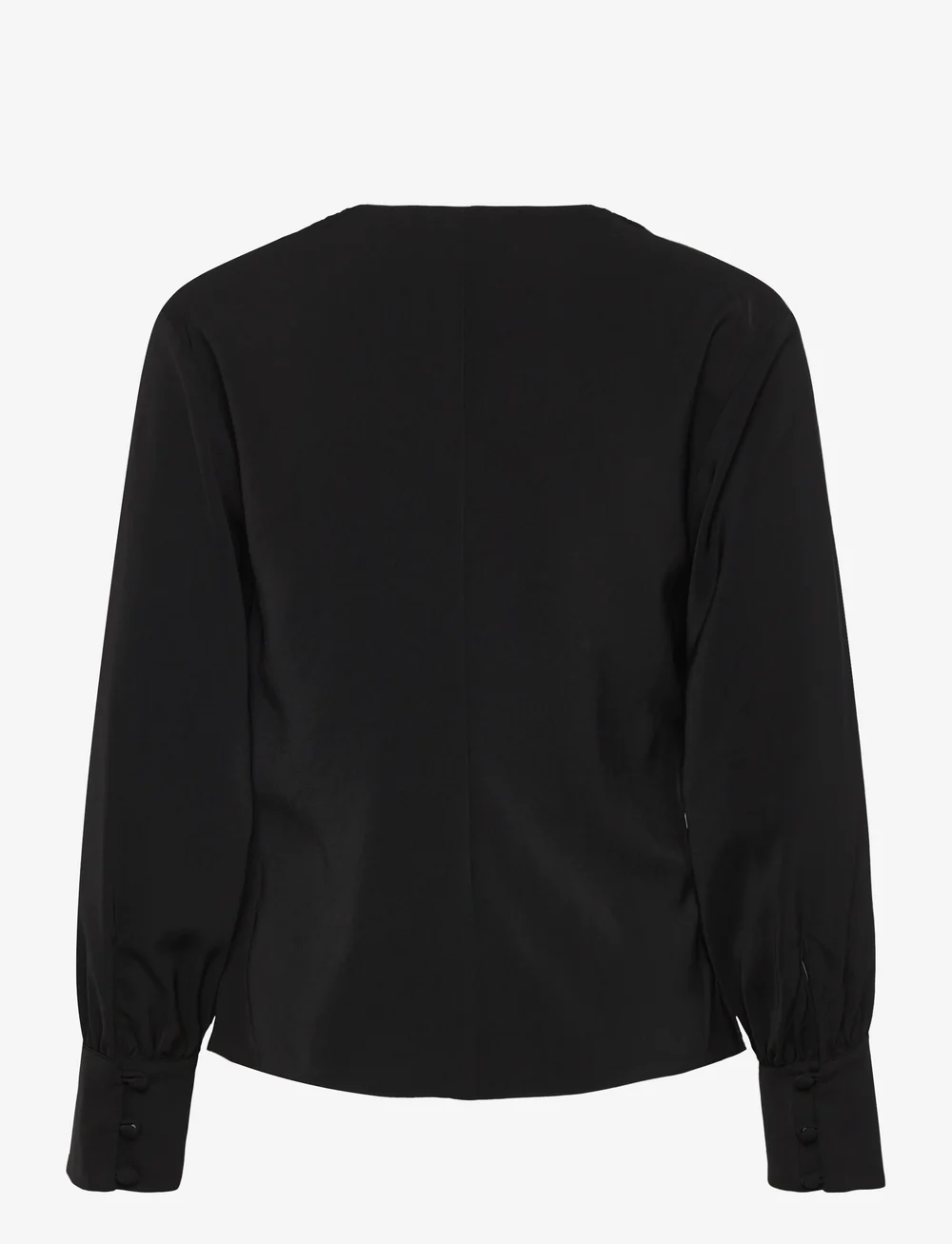 French Connection - LAUREL CREPE PEPLUM TOP - langärmlige blusen - blackout - 2
