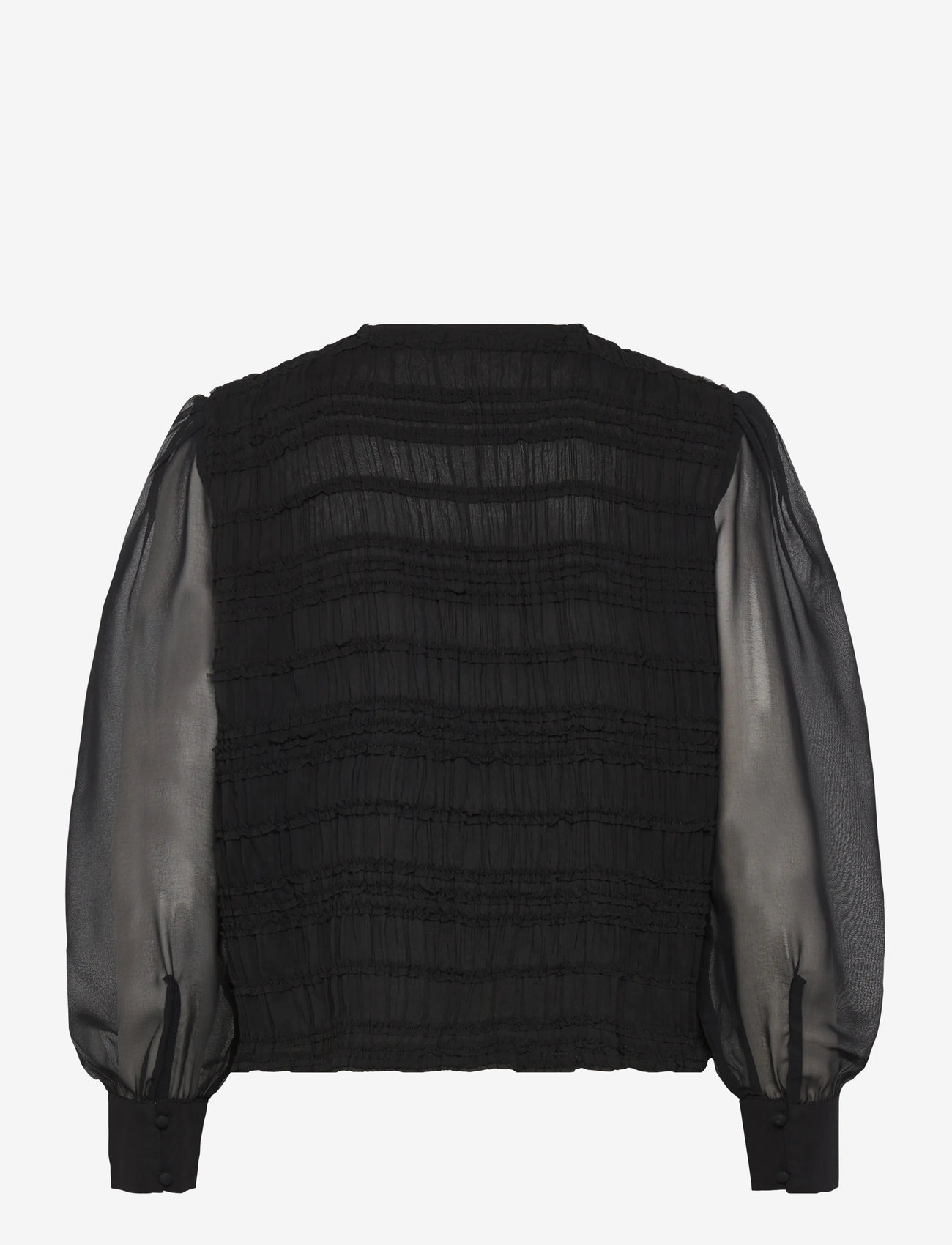 French Connection - CANARY PLEATED SHIRT - langärmlige blusen - black - 2