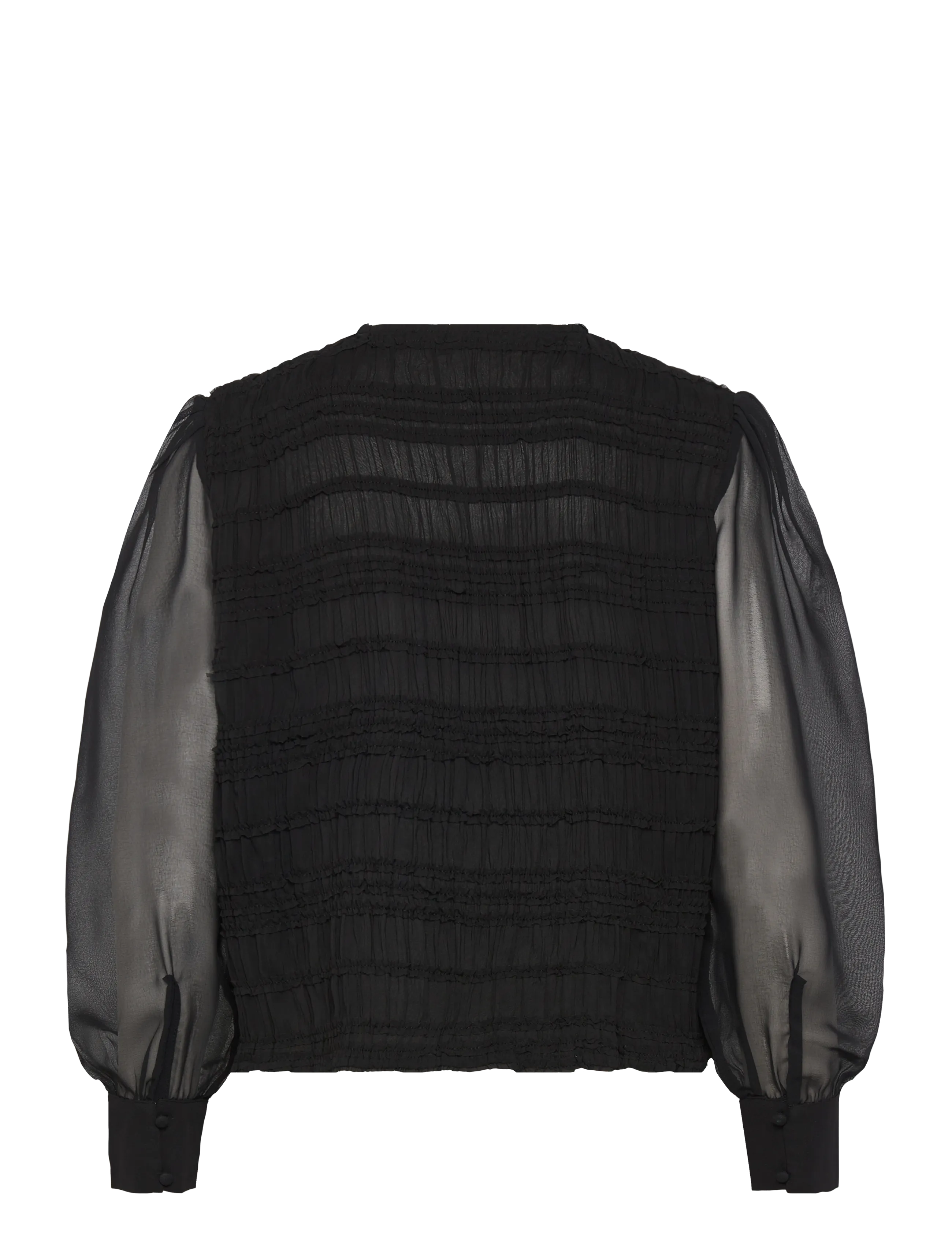 French Connection - CANARY PLEATED SHIRT - palaidinės ilgomis rankovėmis - black - 2