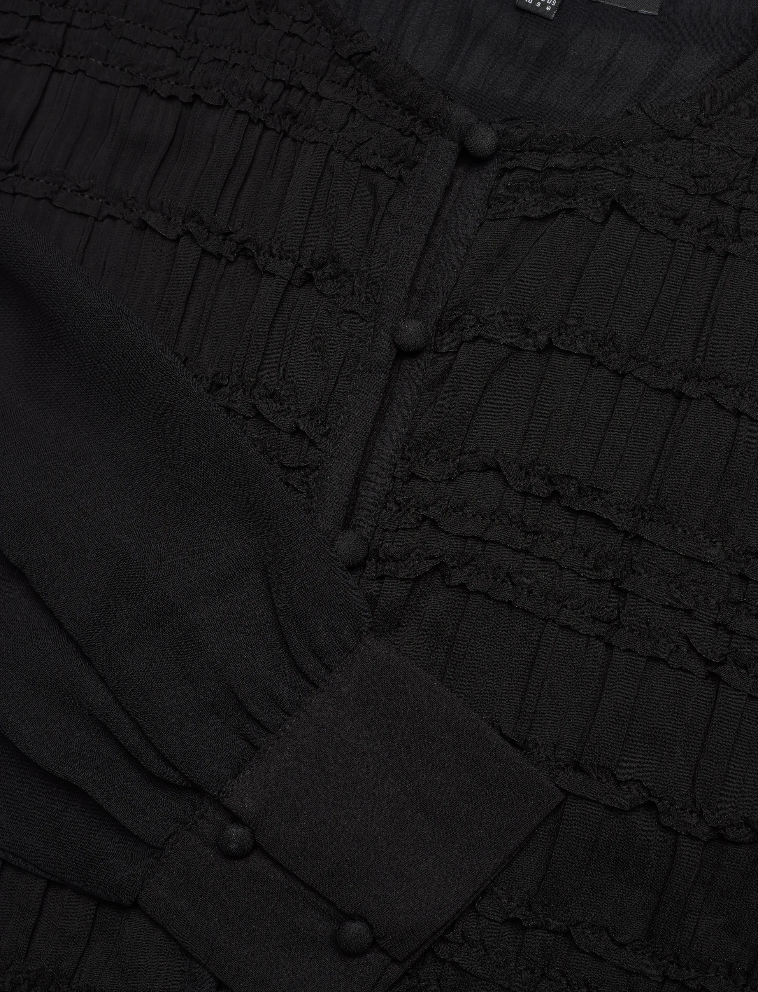 French Connection - CANARY PLEATED SHIRT - palaidinės ilgomis rankovėmis - black - 5