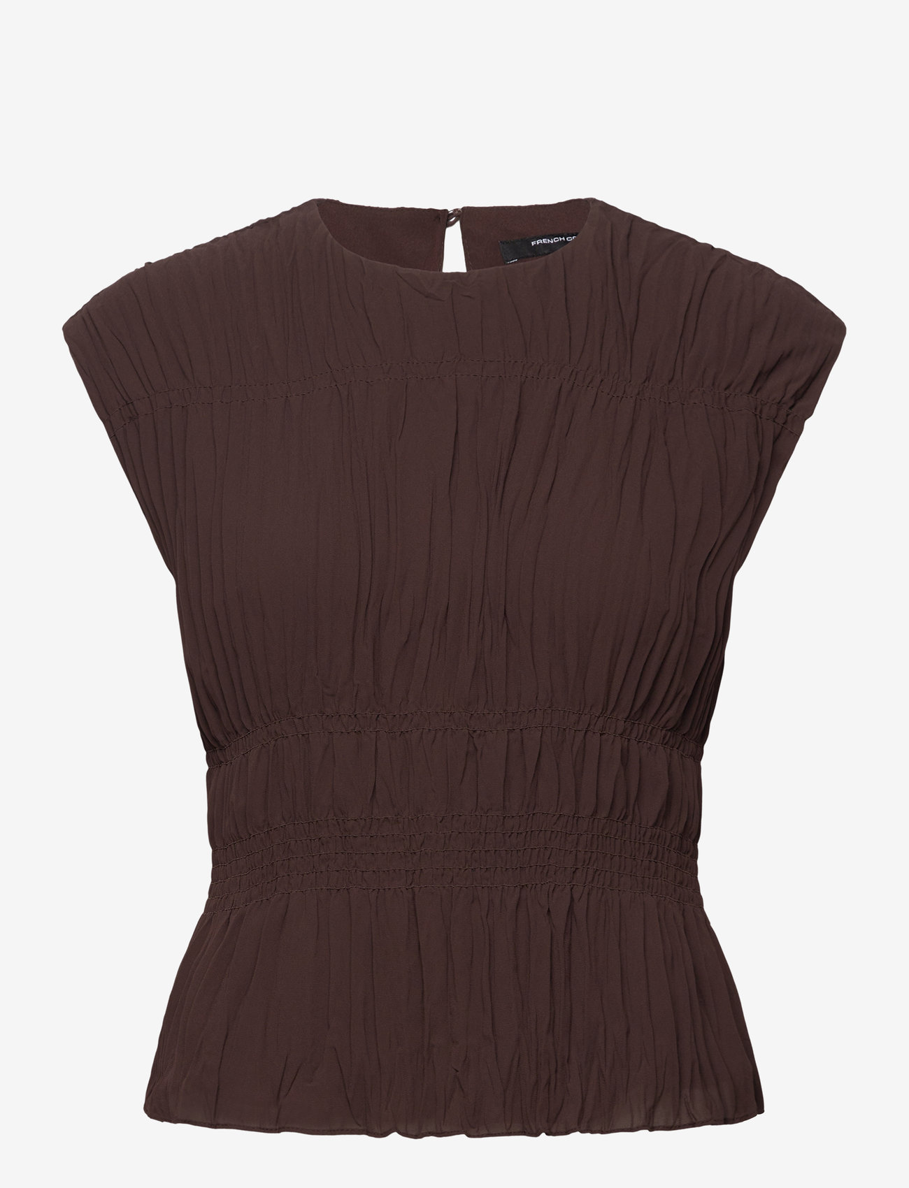 French Connection - SAYLOR GTT SLVLSS TOP - bitter chocolate - 1