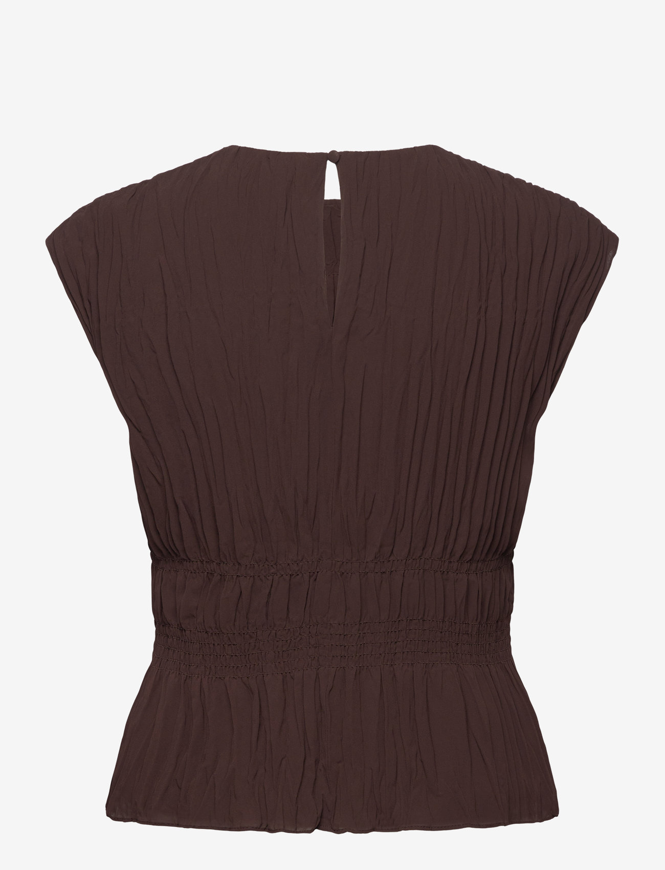 French Connection - SAYLOR GTT SLVLSS TOP - bitter chocolate - 2