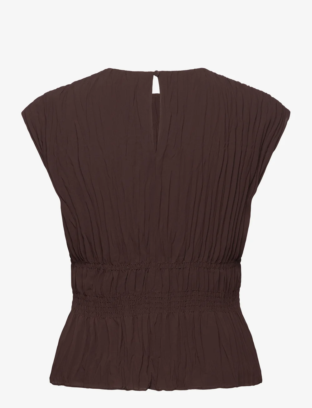 French Connection - SAYLOR GTT SLVLSS TOP - Ärmellose tops - bitter chocolate - 2