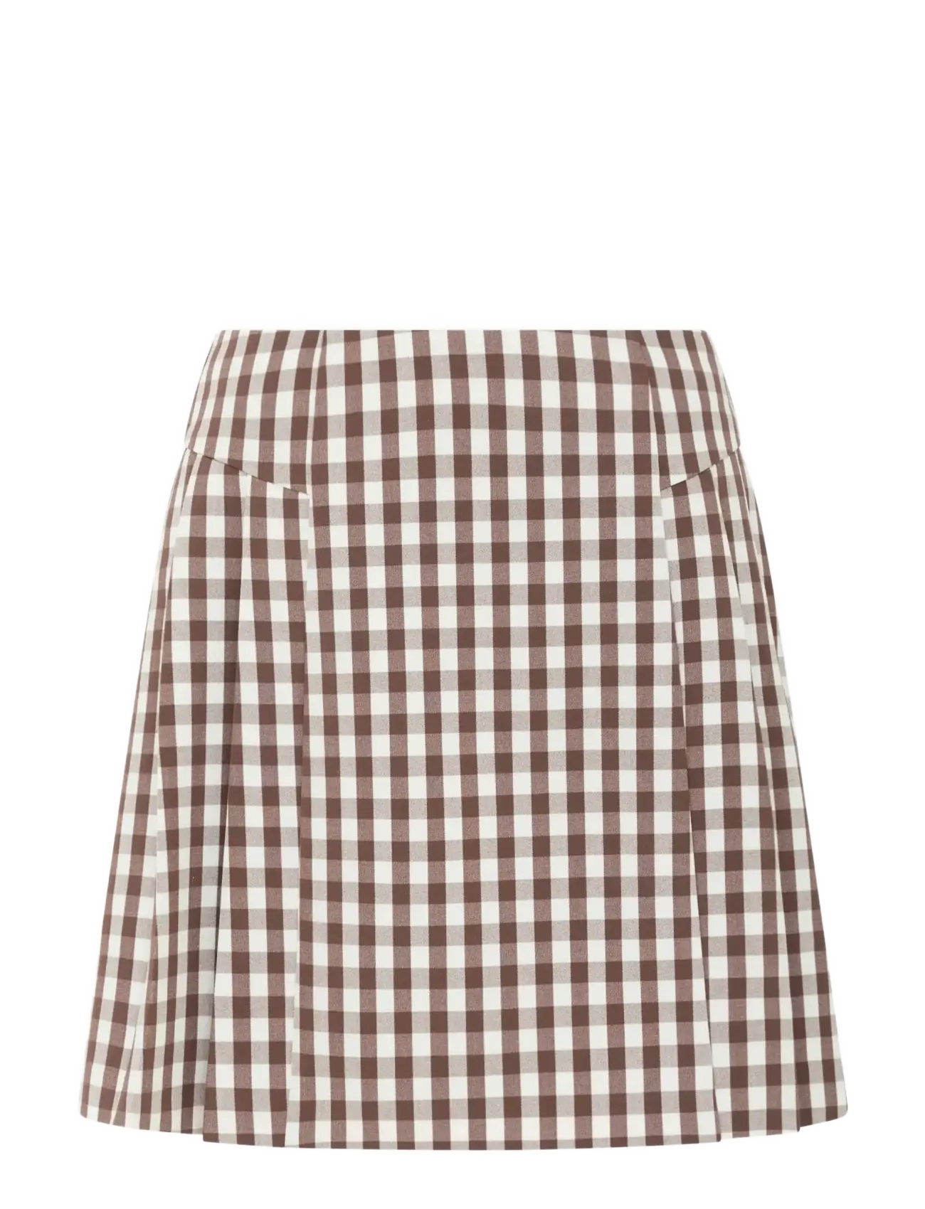 French Connection LEXI SUITING MINI SKIRT - Nýkomið - ESPRESSO BROWN CHEC / brown