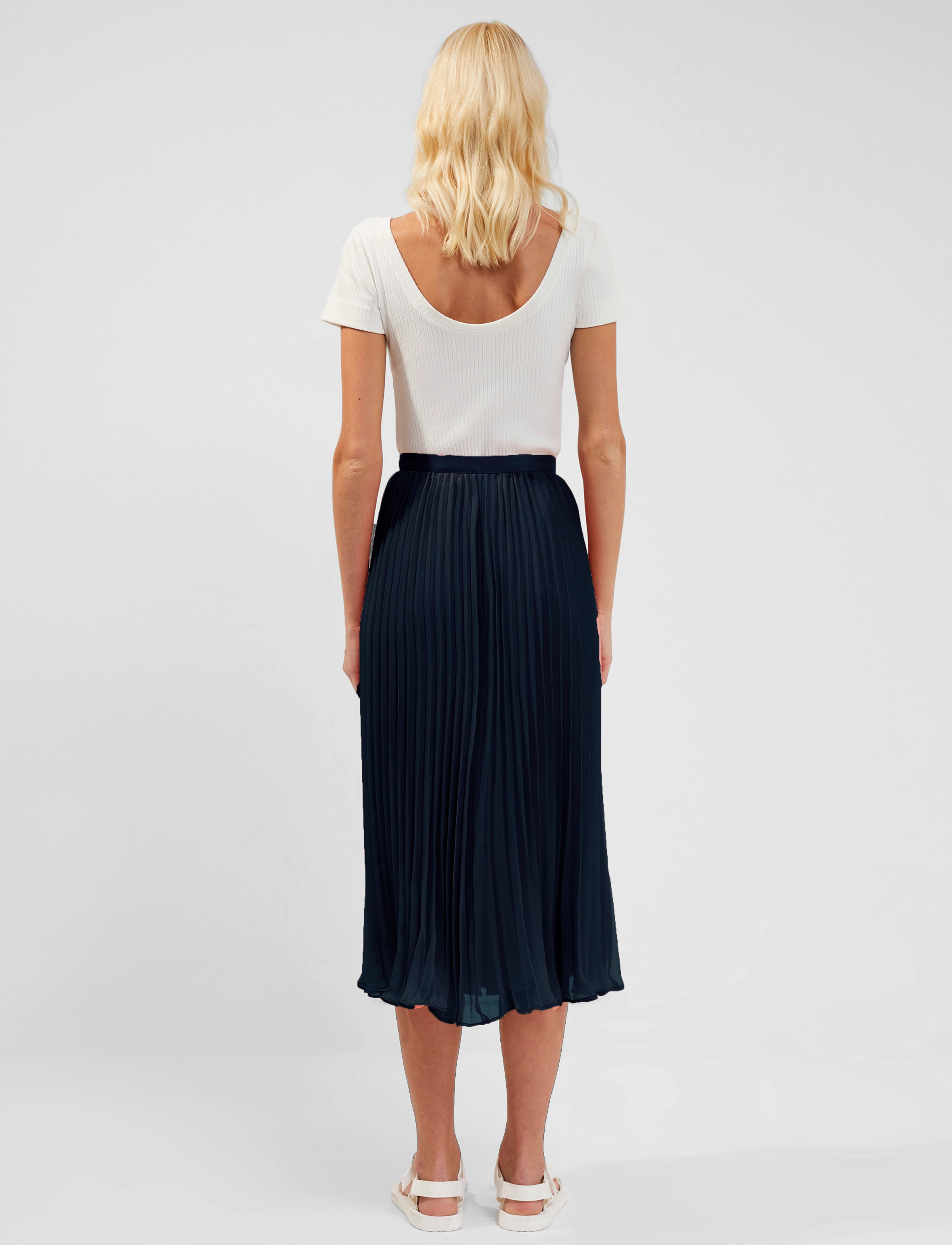 French Connection - PLEATED SOLID SKIRT - plisseeritud seelikud - utility blue - 3