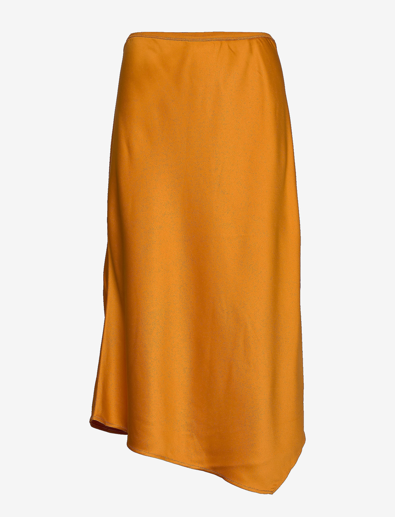 EZMAY DRAPE MIDI SKIRT - GOLDEN OAK