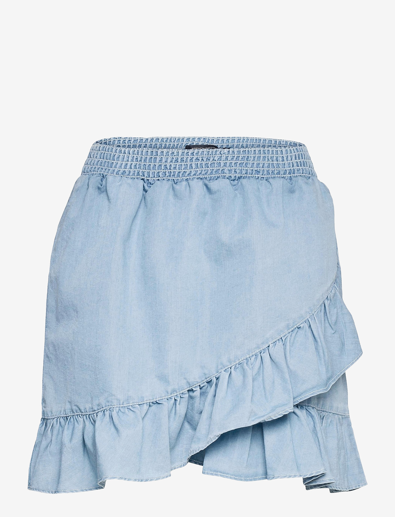 French Connection - AVES CHAMBRAY MINI SKIRT - stone wash - 0