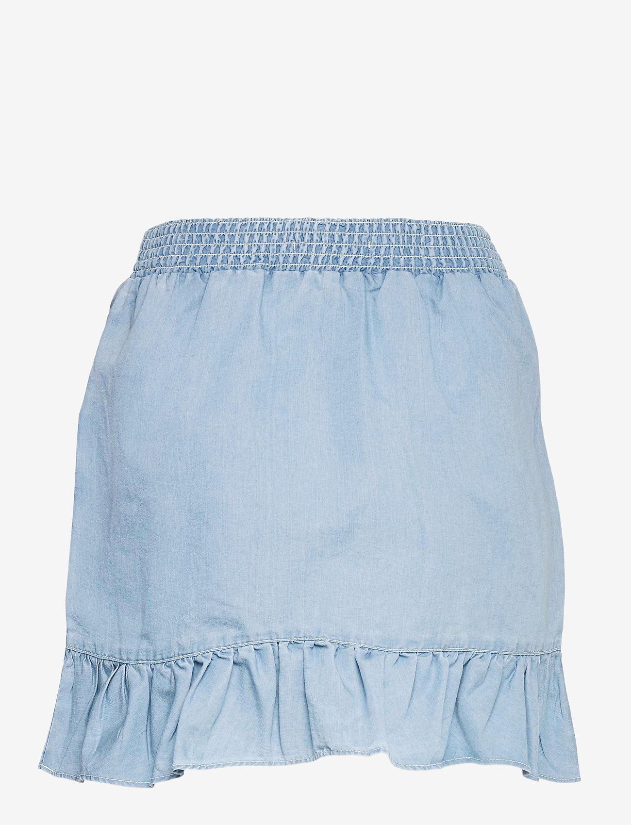 French Connection - AVES CHAMBRAY MINI SKIRT - stone wash - 1