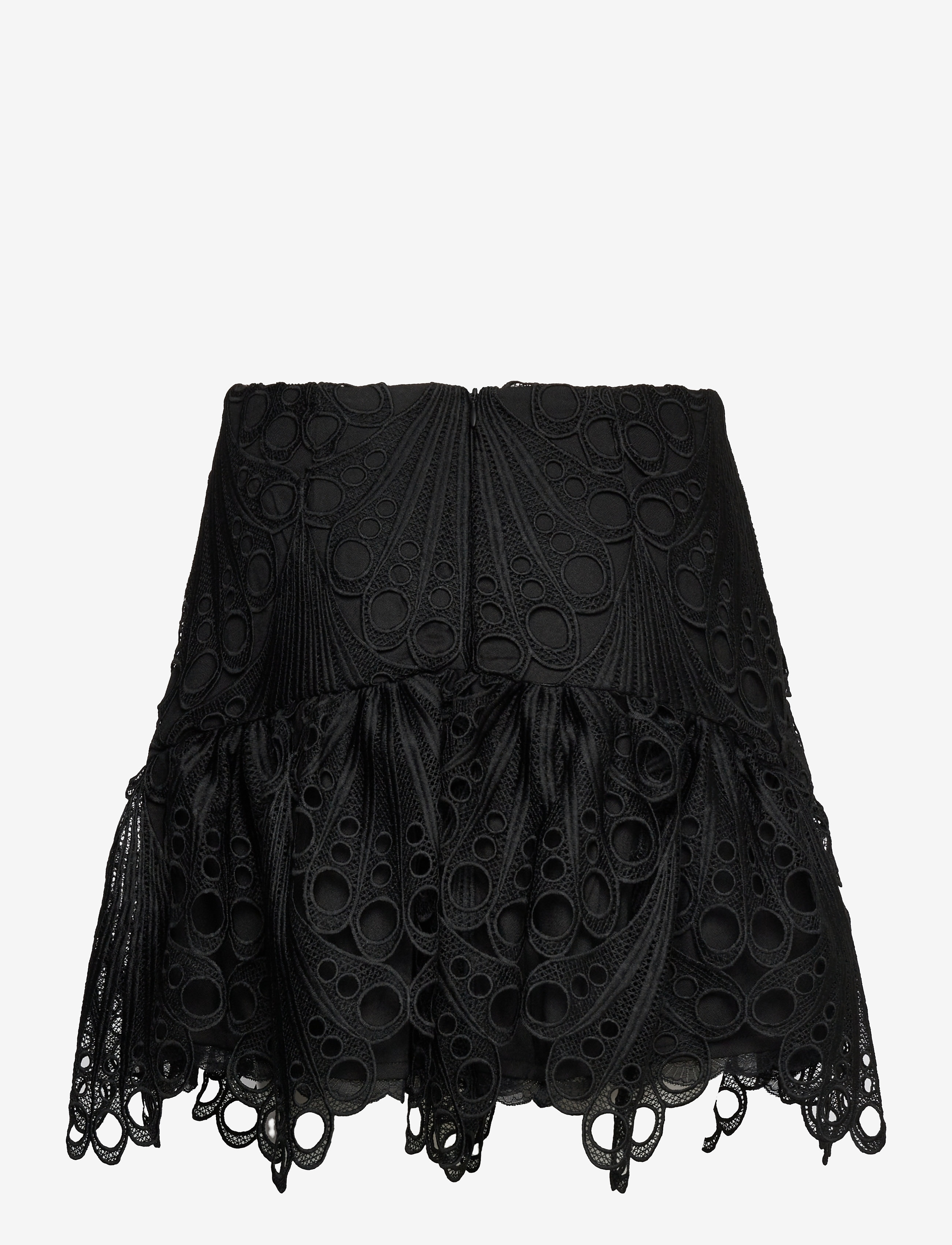 French Connection - GINAZ LACE GGT MIX SKIRT - black - 2