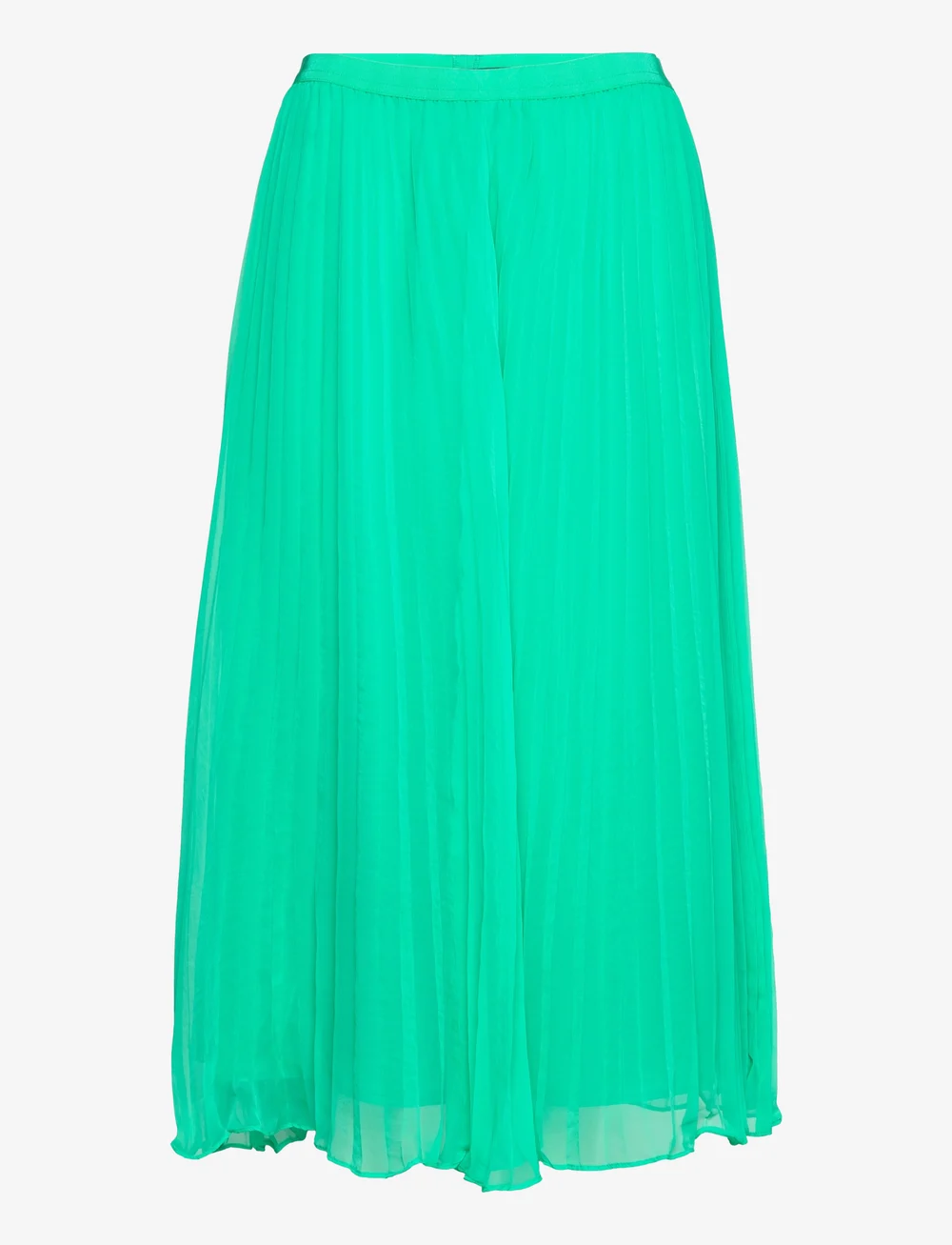 French connection green pleated skirt outlet