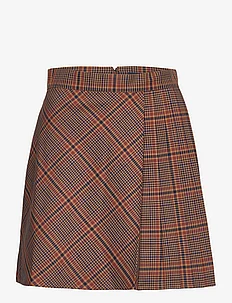 BETTINA CHECK SUITING SKIRT, French Connection
