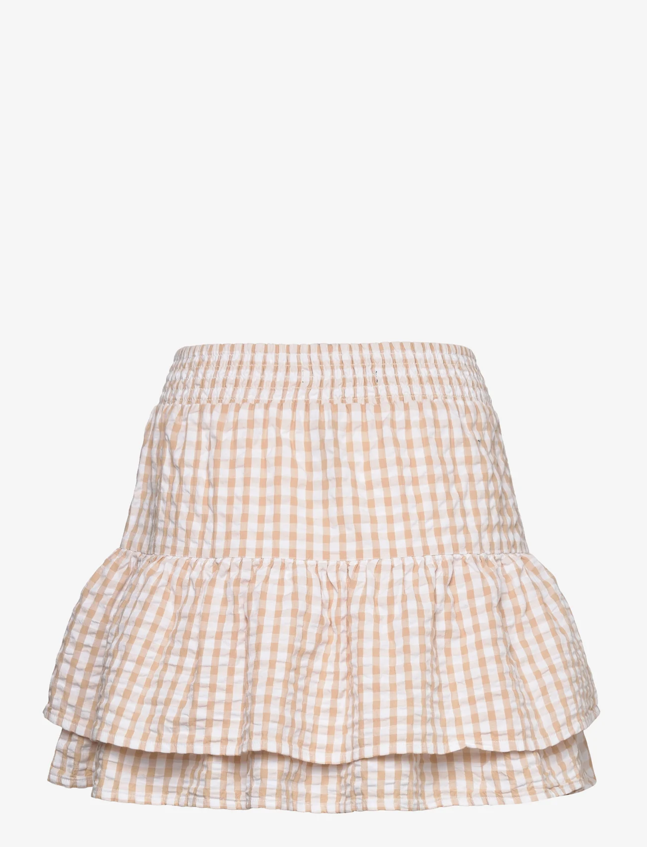 French Connection - FILIPPA COT POPLIN RUF HEM SKR - spódnice mini - incense - 1