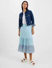 French Connection - ENORA TIERED MIDI SKIRT - midi-röcke - stillwater - 2